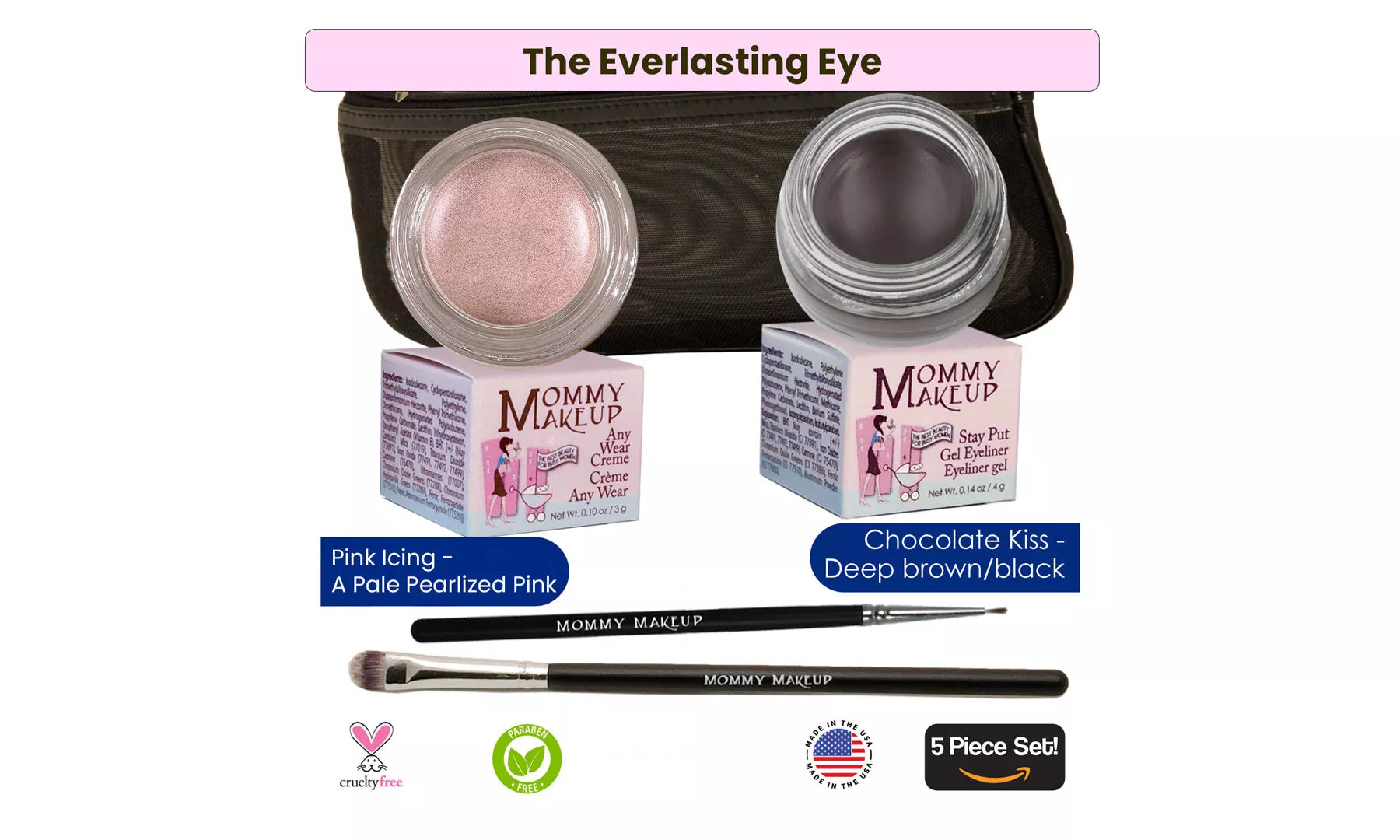 Pink Icing Any Wear Creme - A Waterproof Multi-tasking creme to powder product for eyes, cheeks & lips. Can be worn anywhere - RFE Marketing Ventures
