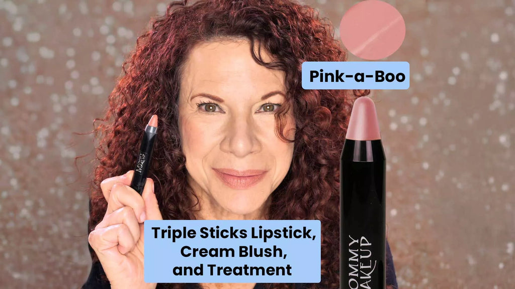 Triple Sticks Lipstick, Cream Blush, and Treatment in Pink-a-boo - RFE Marketing Ventures