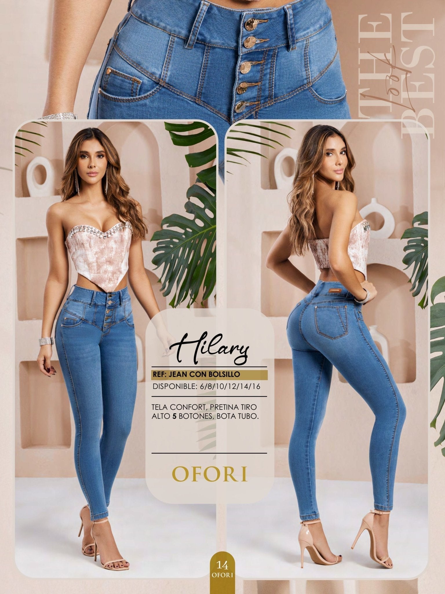 Hilary 100% Authentic Colombian Push Up Jeans - RFE Marketing Ventures