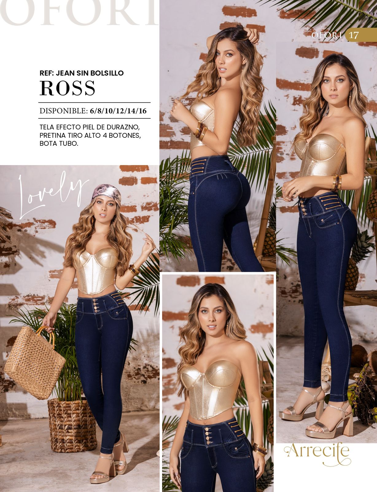 Ross 100% Authentic Colombian Push Up Jeans - RFE Marketing Ventures