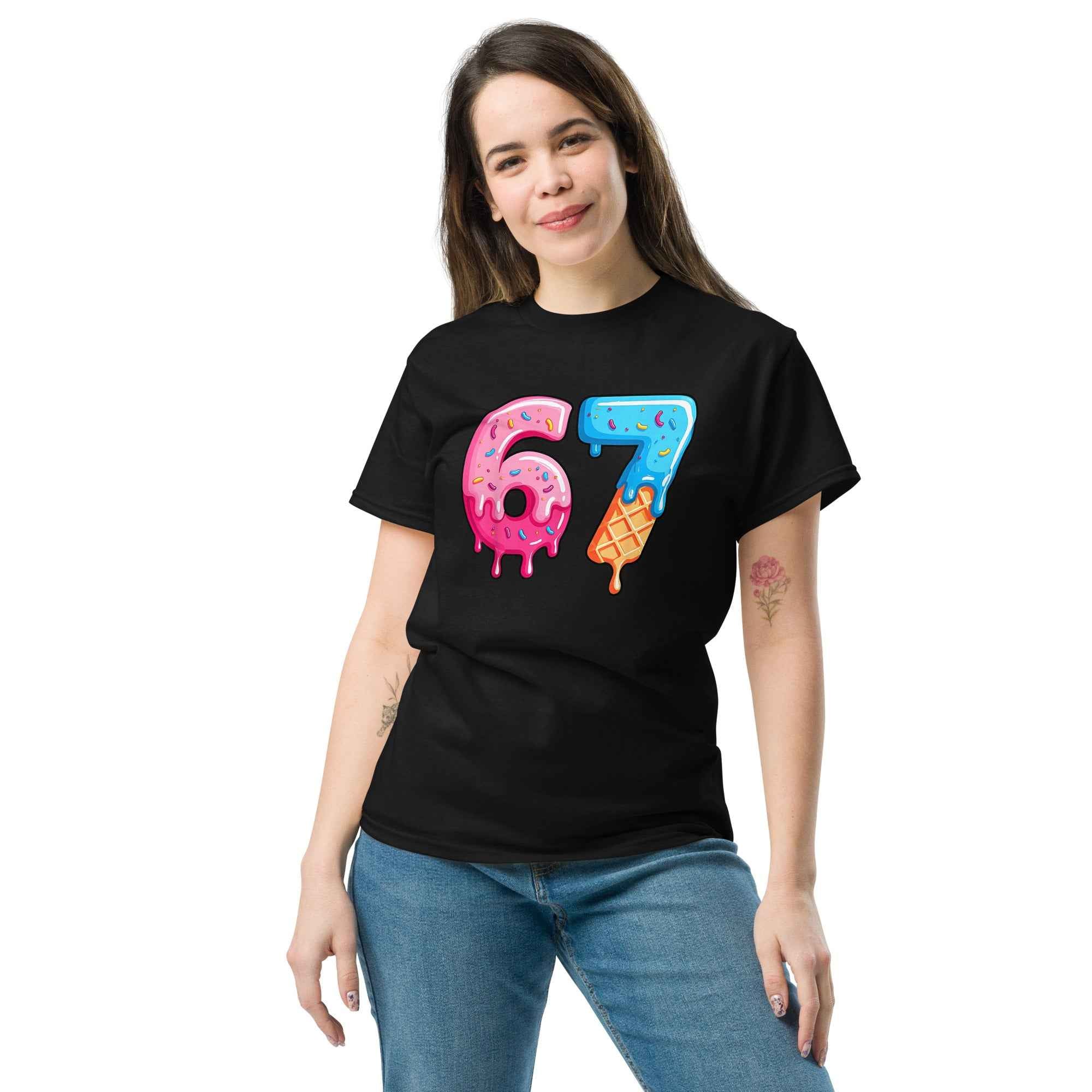 67 Ice Cream T-Shirt Adult - Cool and Comfortable Summer Style