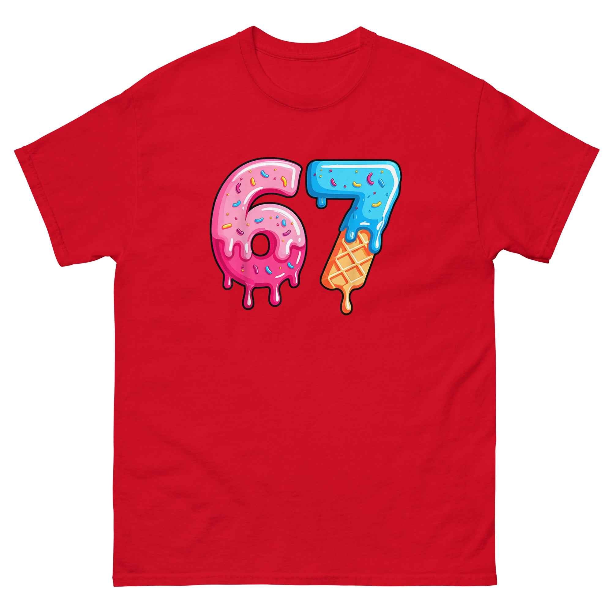 67 Ice Cream T-Shirt Adult - Cool and Comfortable Summer Style