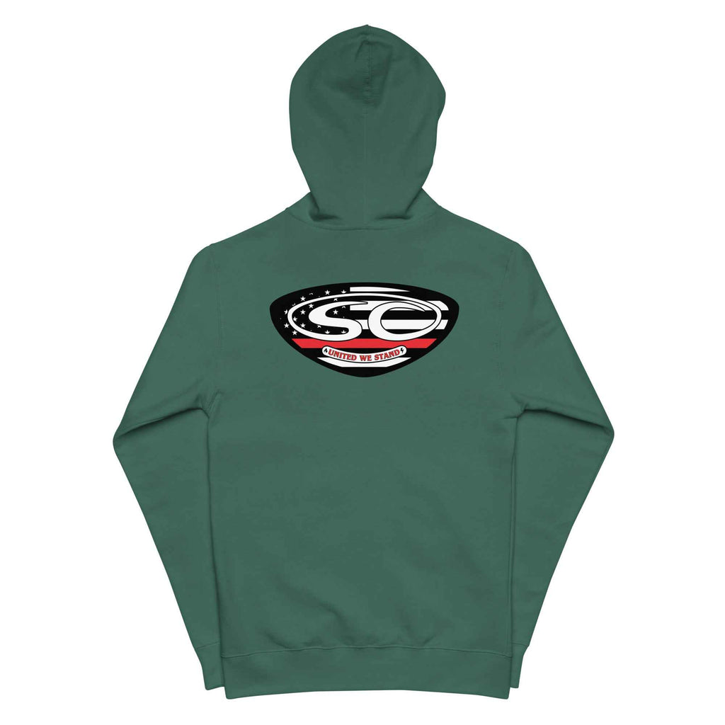 Santa Cruz Surf Hoodie - United WE Stand Men's Premium Zip Hoodie
