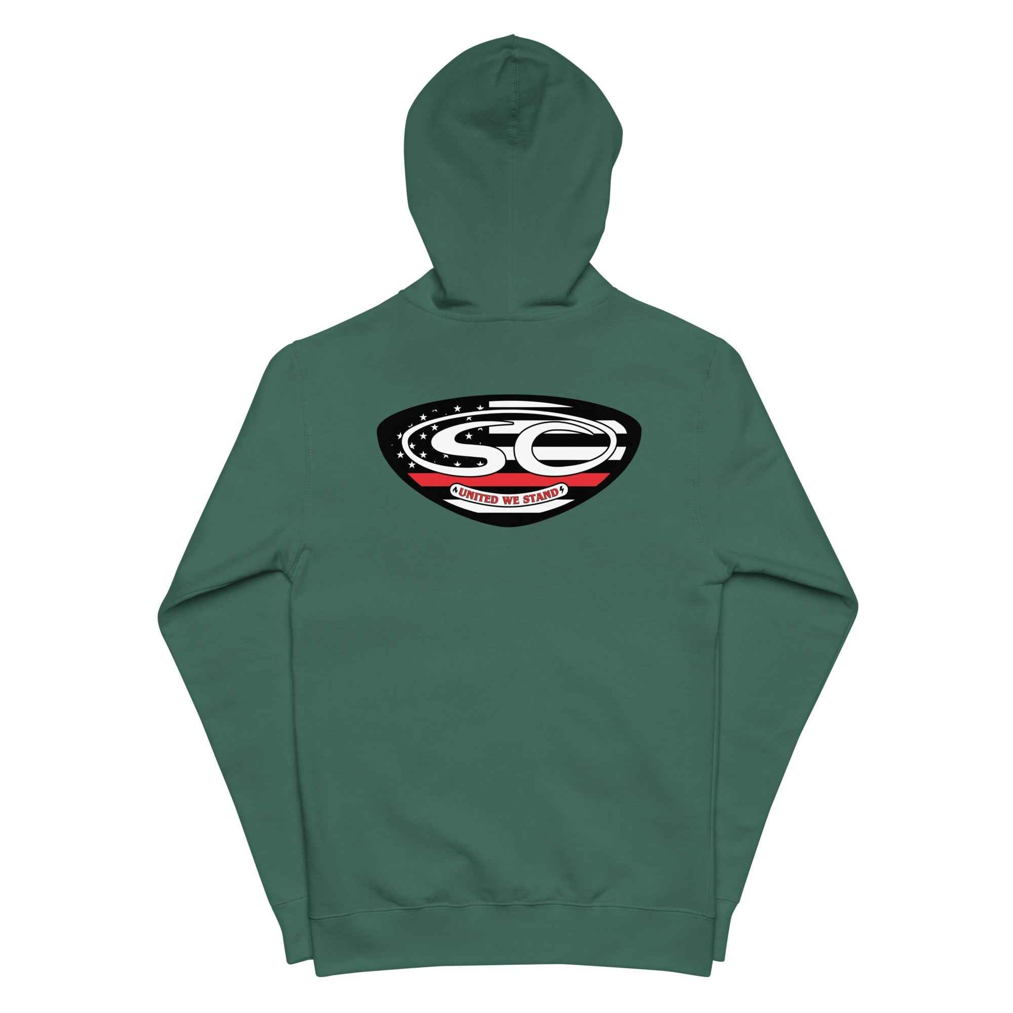 Santa Cruz Surf Hoodie - United WE Stand Men's Premium Zip Hoodie