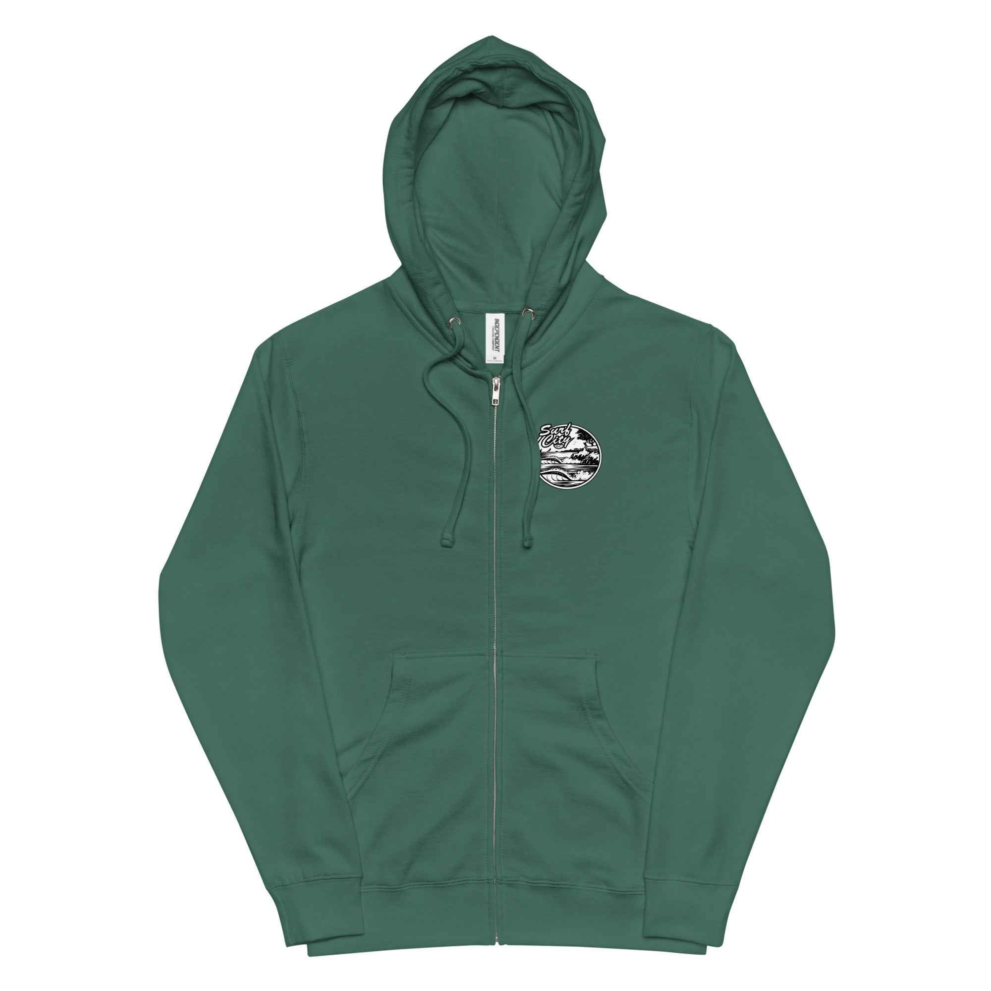 Santa Cruz SS SURF CITY Hoodie - Premium Men's Zip Hoodie from Surf Shop