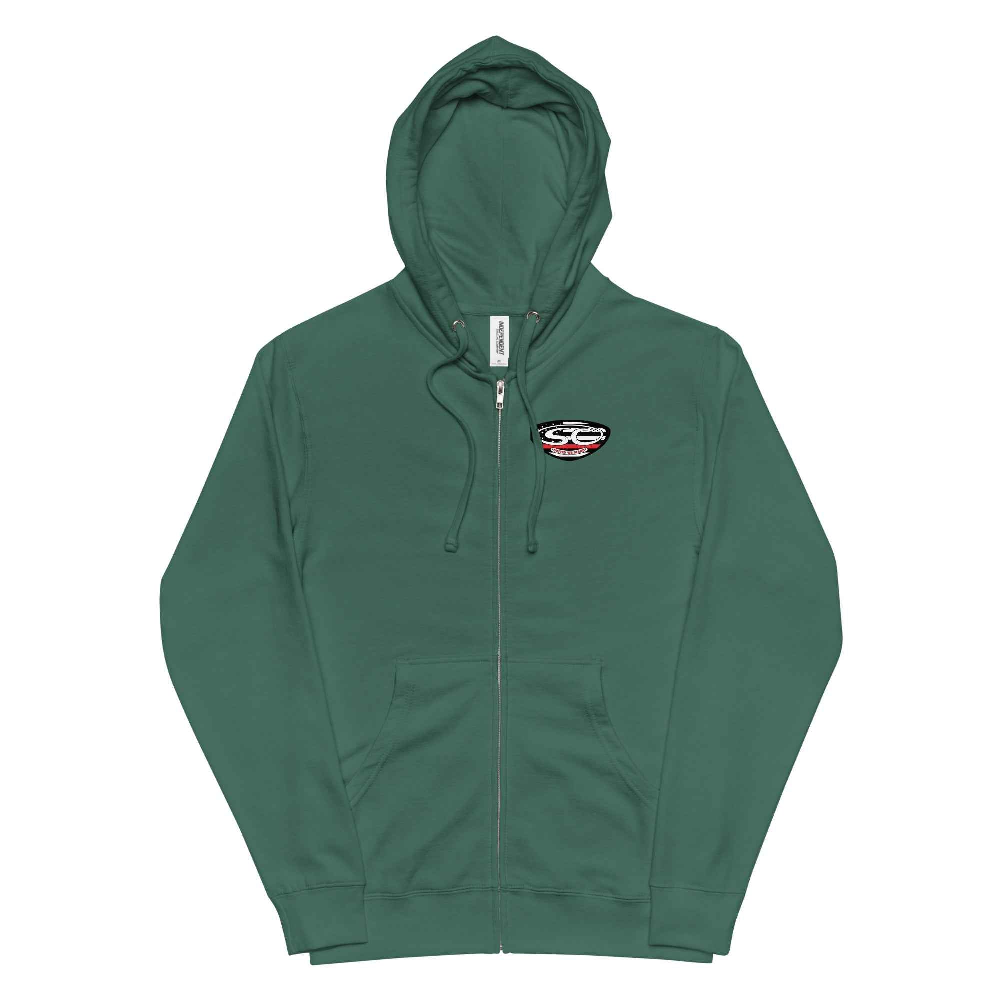 Santa Cruz Surf Hoodie - United WE Stand Men's Premium Zip Hoodie