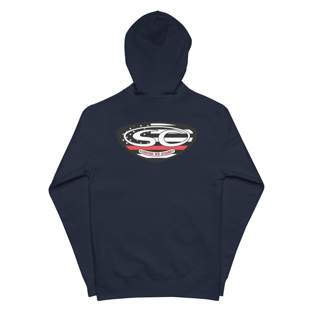 Santa Cruz Surf Hoodie - United WE Stand Men's Premium Zip Hoodie