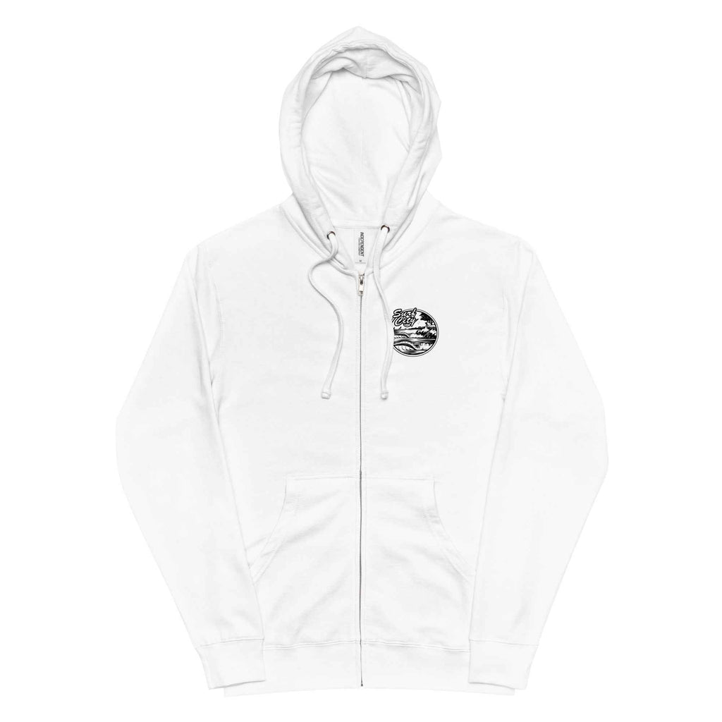 Santa Cruz SS SURF CITY Hoodie - Premium Men's Zip Hoodie from Surf Shop