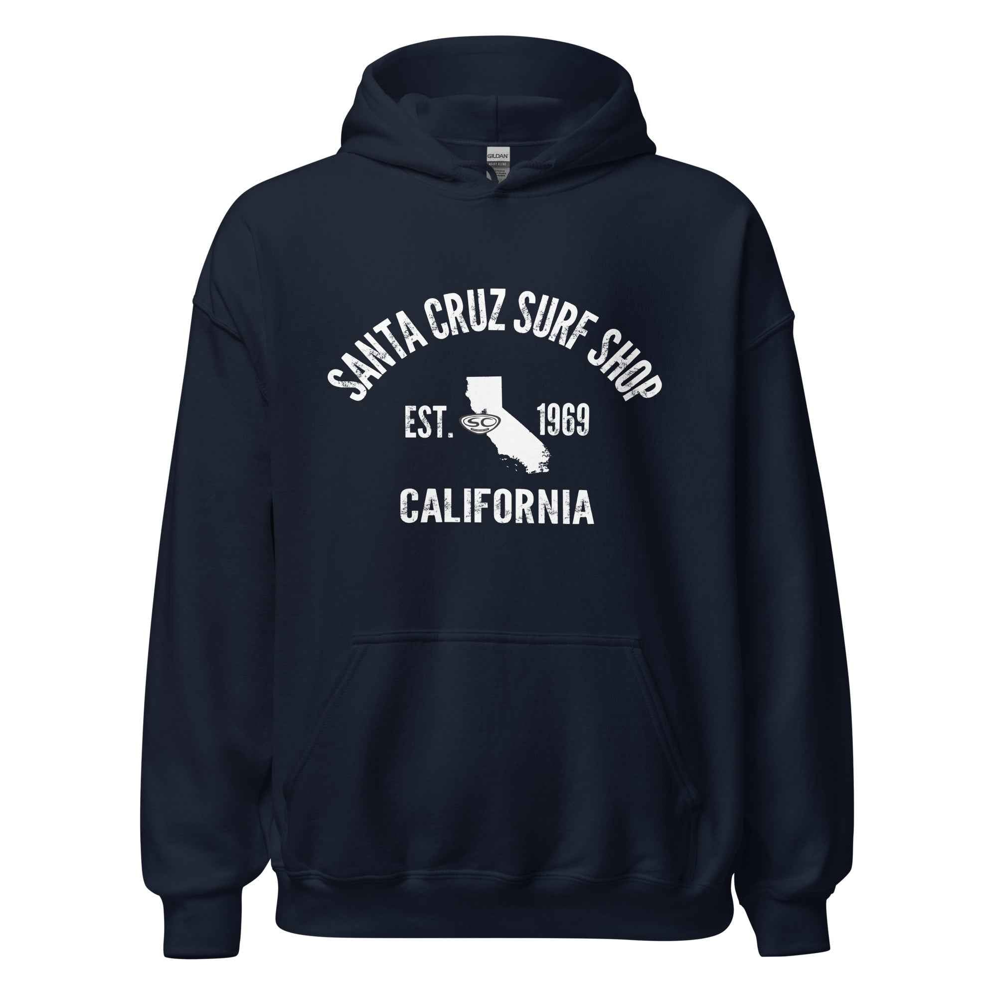 Santa Cruz Surf Hoodie 1969 for Men - Embrace Vintage Comfort and Style