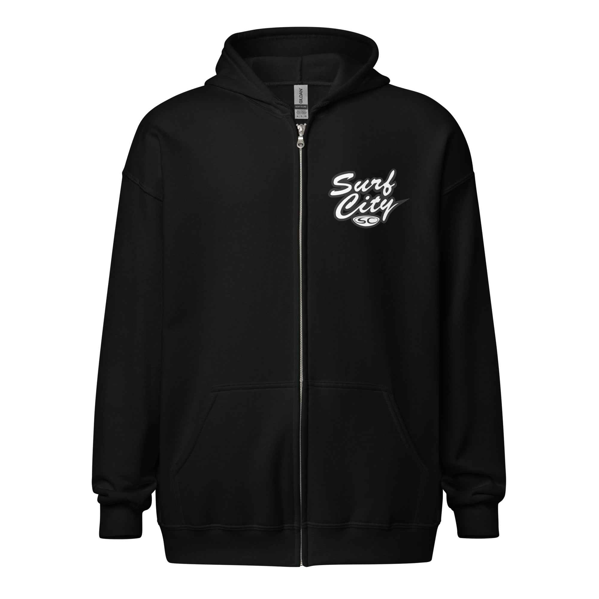 Santa Cruz Surf Hoodie - SC Surf City Men's Zip Hoodie for Ultimate Comfort and Style