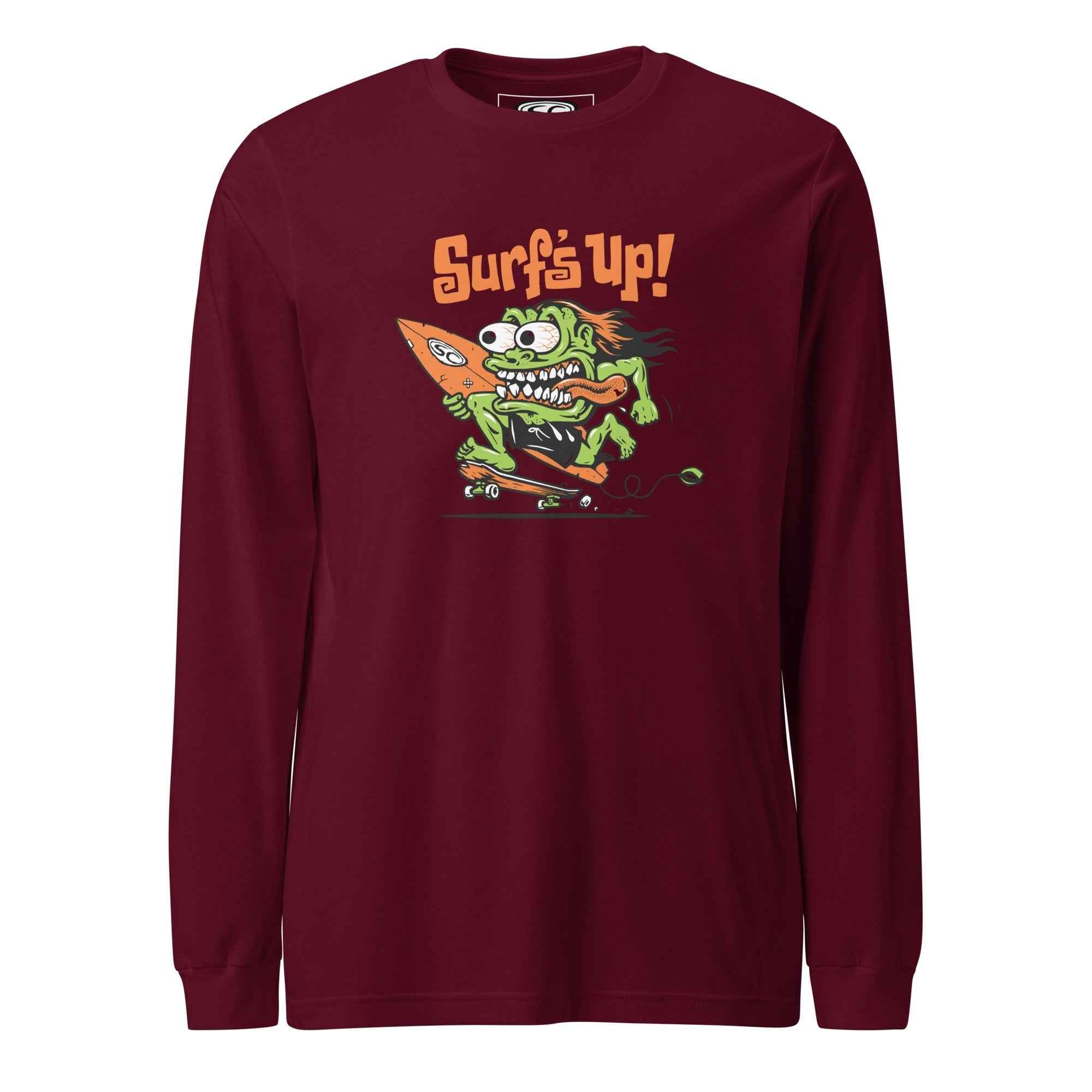 SC Surf Monster Long Sleeve Tee - Perfect for Surfing and Casual Wear
