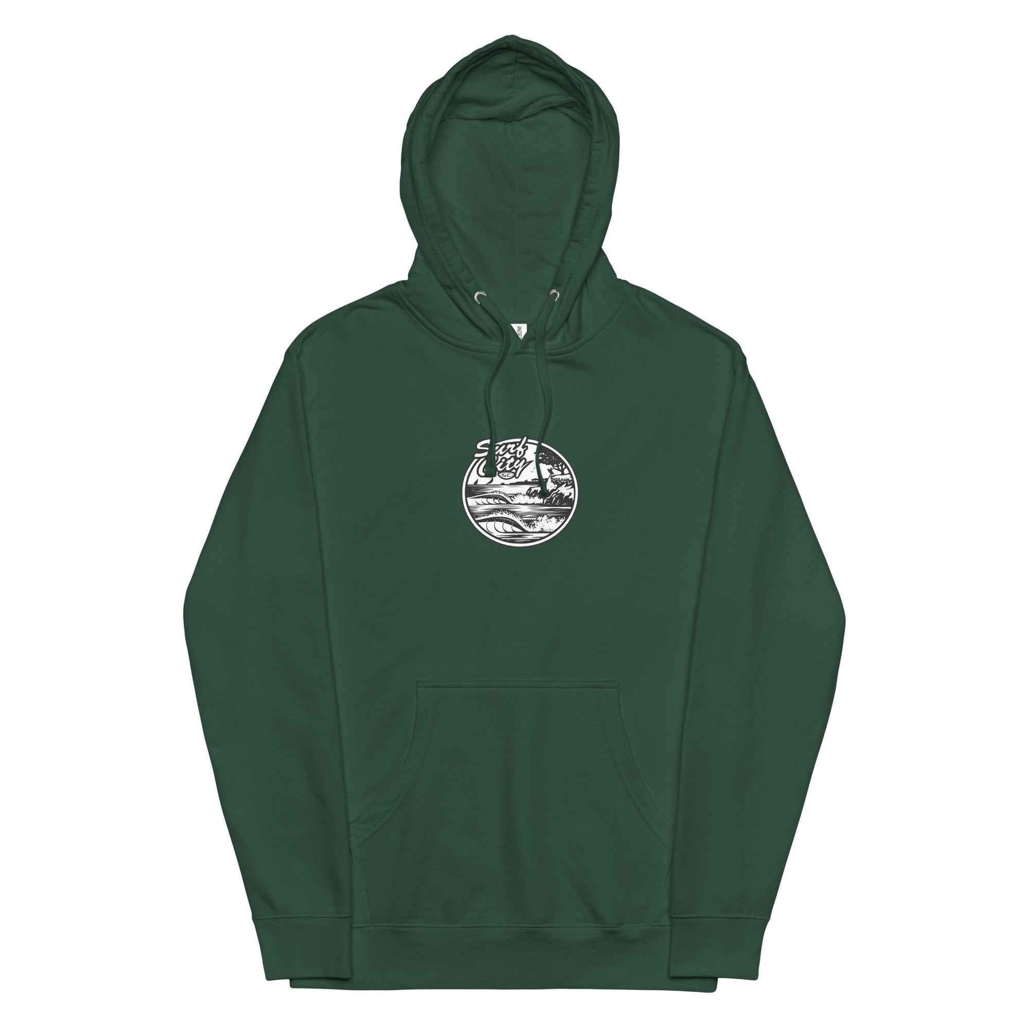 Santa Cruz Surf City Hoodie - Premium Men's Hoodie from Santa Cruz Surf Shop