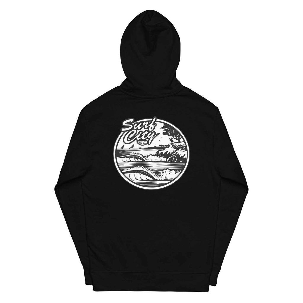 Santa Cruz Surf City Hoodie - Premium Men's Hoodie from Santa Cruz Surf Shop