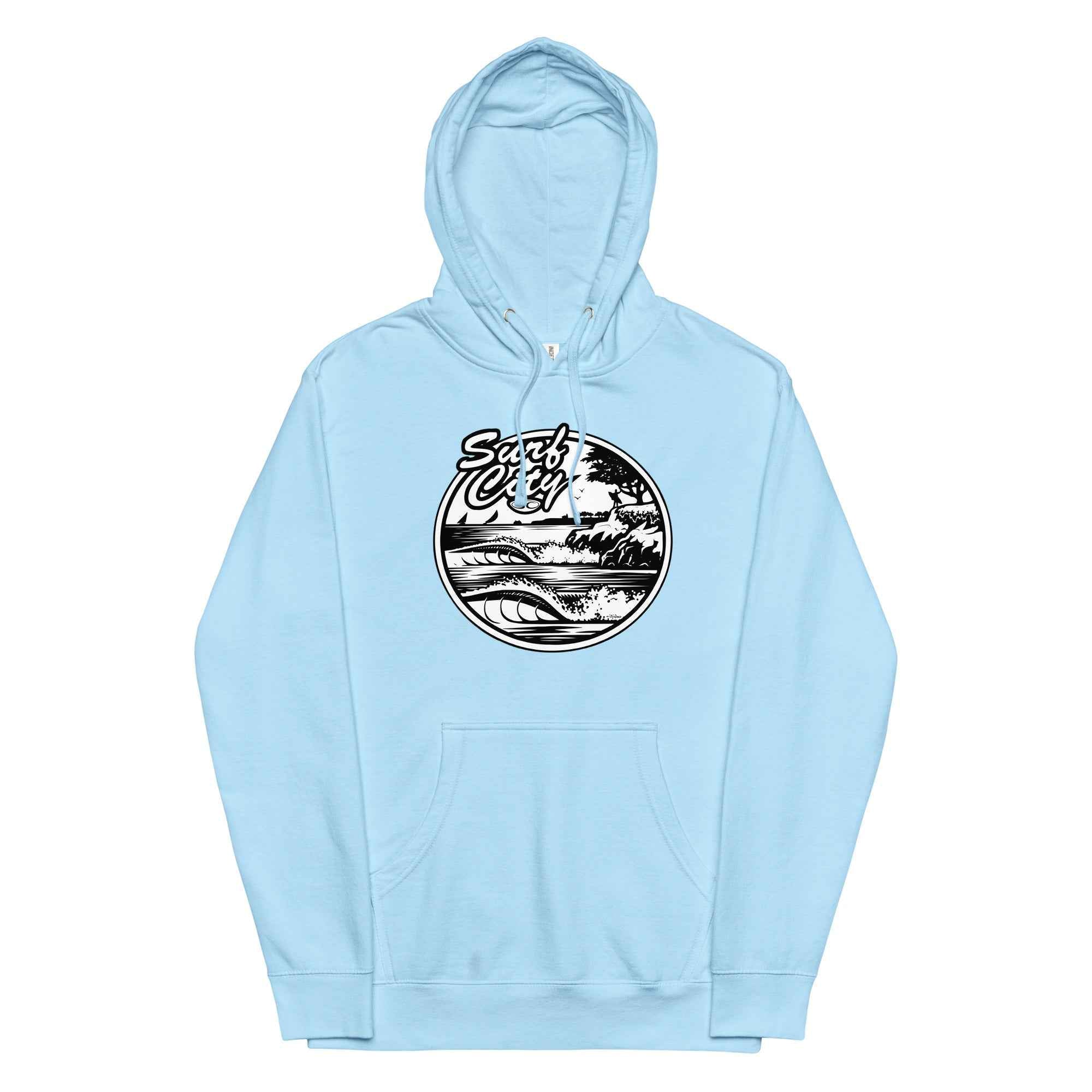 Santa Cruz Surf Shop Pullover Hoodie - Surf City Style and Comfort