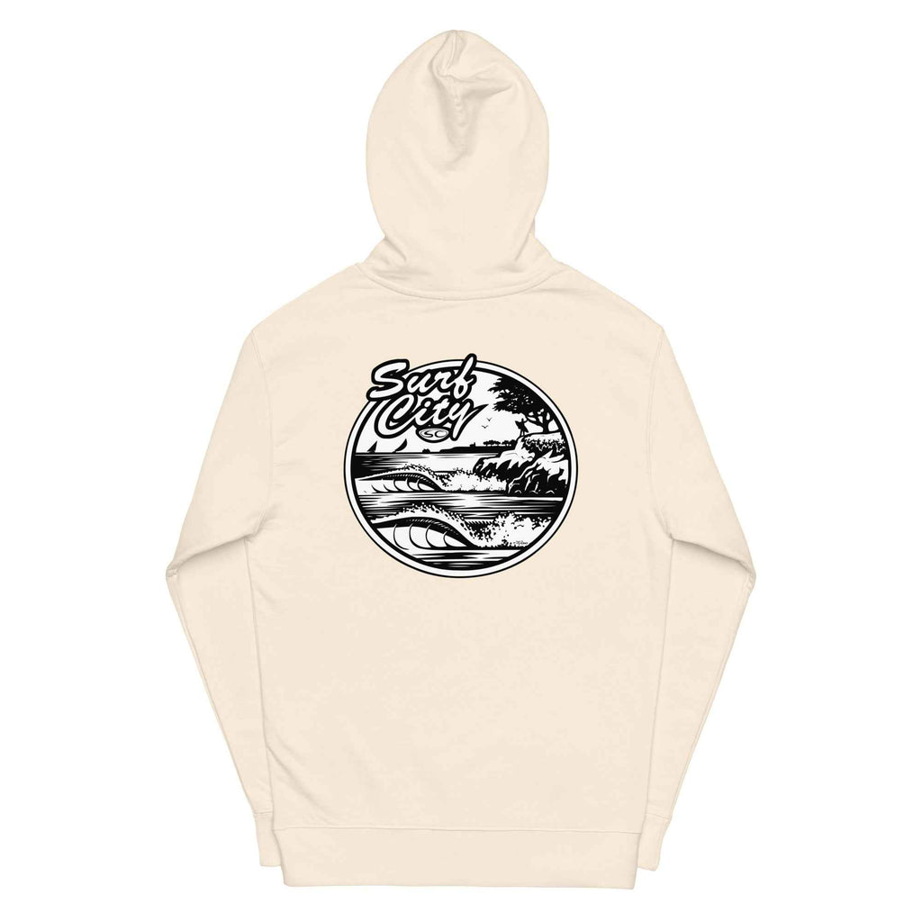 Santa Cruz Surf City Hoodie - Premium Men's Hoodie from Santa Cruz Surf Shop