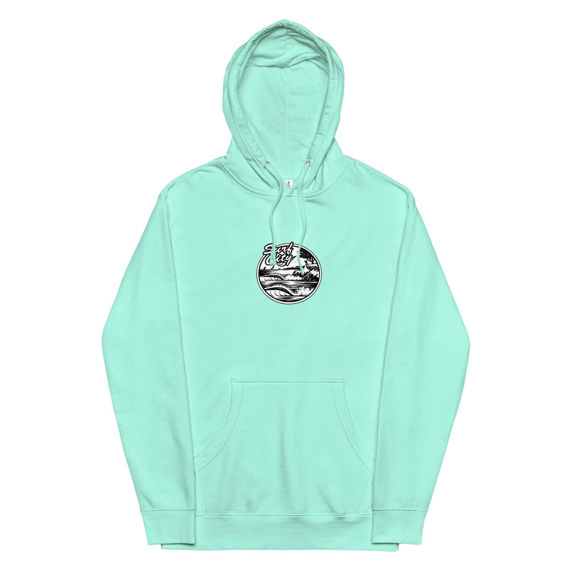 Santa Cruz Surf City Hoodie - Premium Men's Hoodie from Santa Cruz Surf Shop