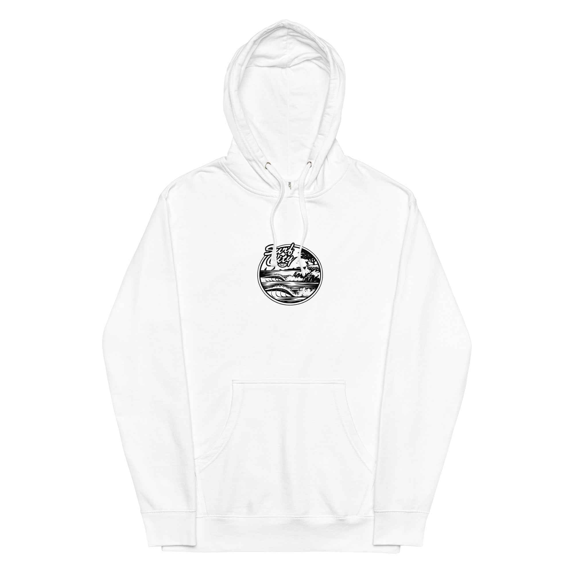 Santa Cruz Surf City Hoodie - Premium Men's Hoodie from Santa Cruz Surf Shop