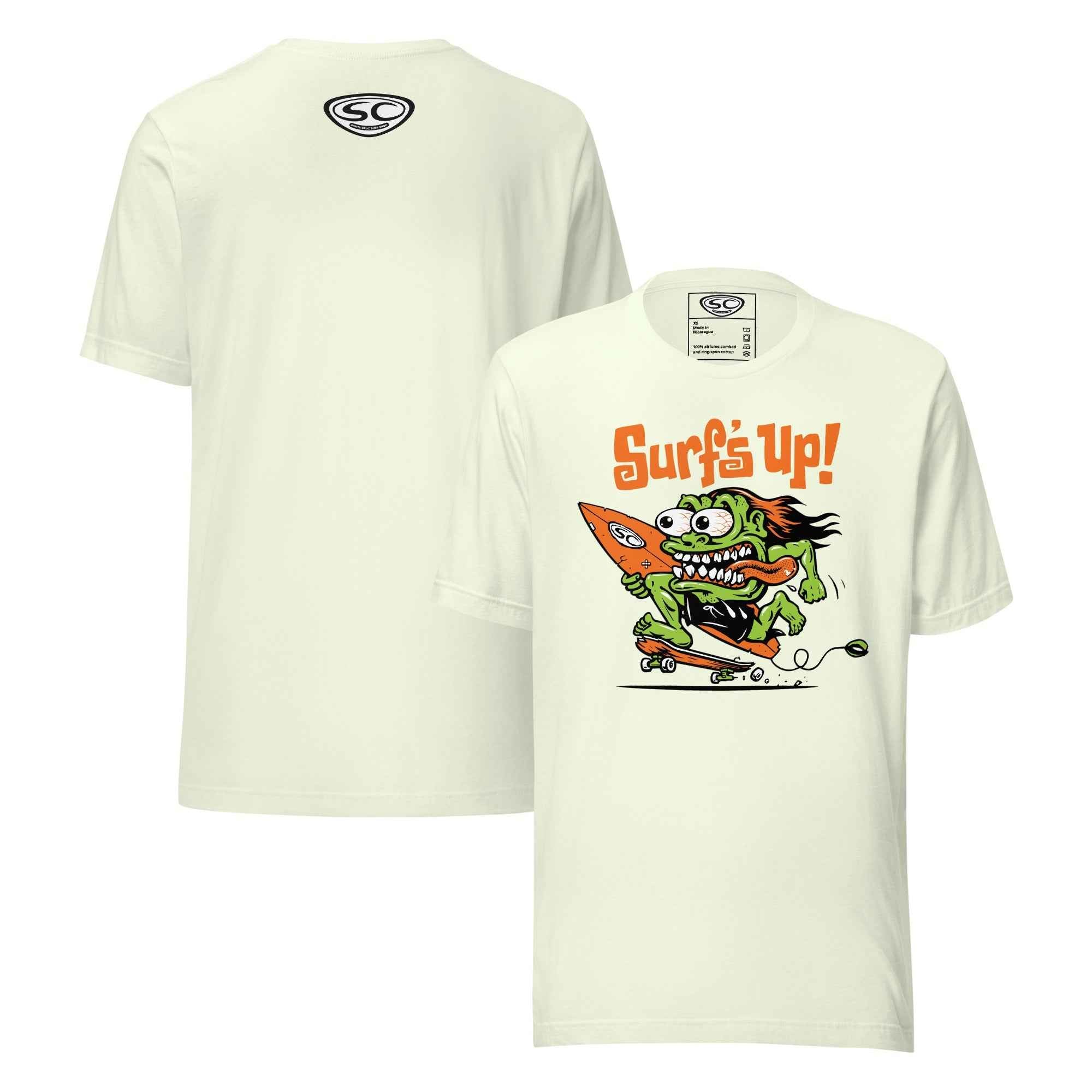 Santa Cruz Surf Shop Surf's Up Monster T-shirt - Ultimate Santa Cruz Surf T-shirt for Style and Comfort
