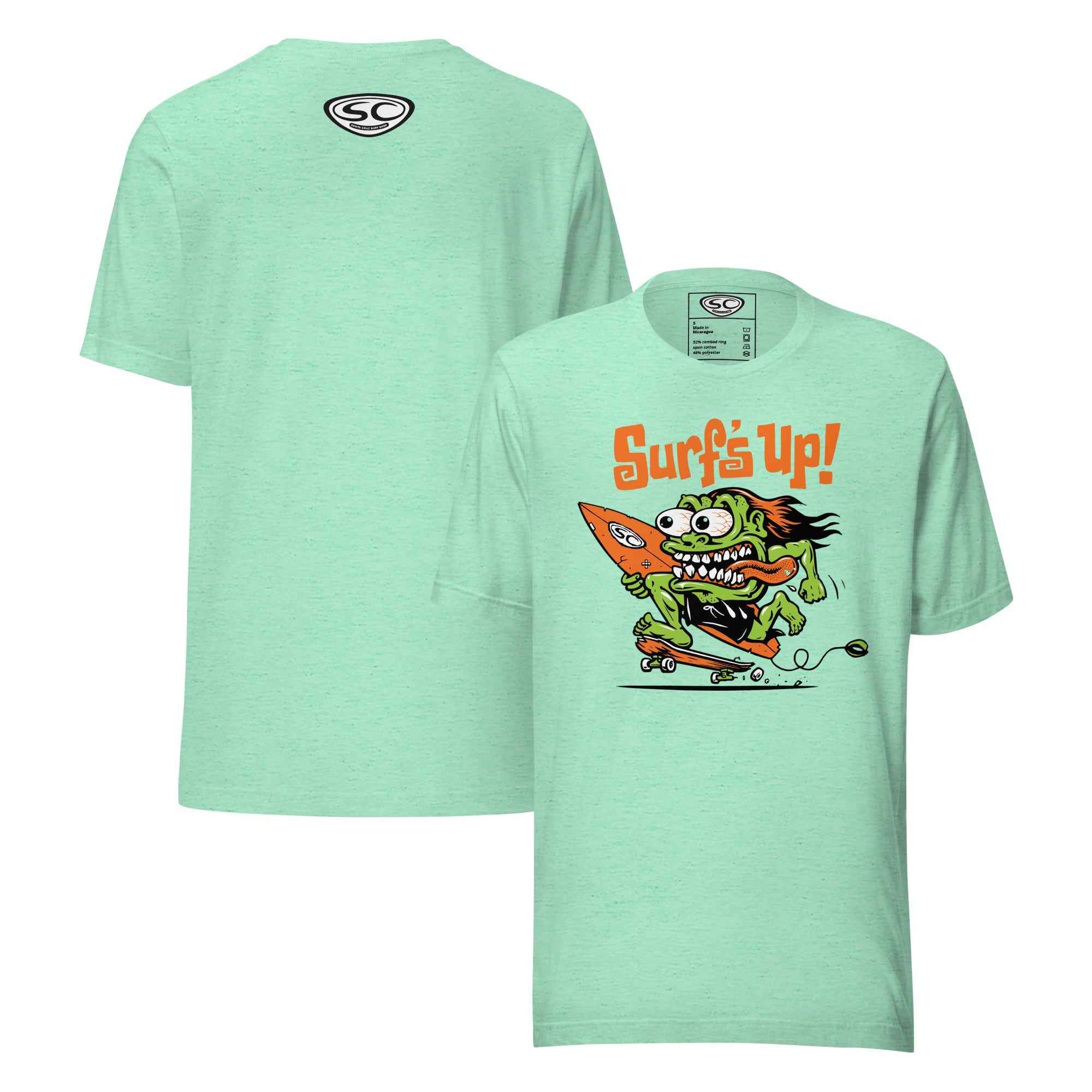 Santa Cruz Surf Shop Surf's Up Monster T-shirt - Ultimate Santa Cruz Surf T-shirt for Style and Comfort