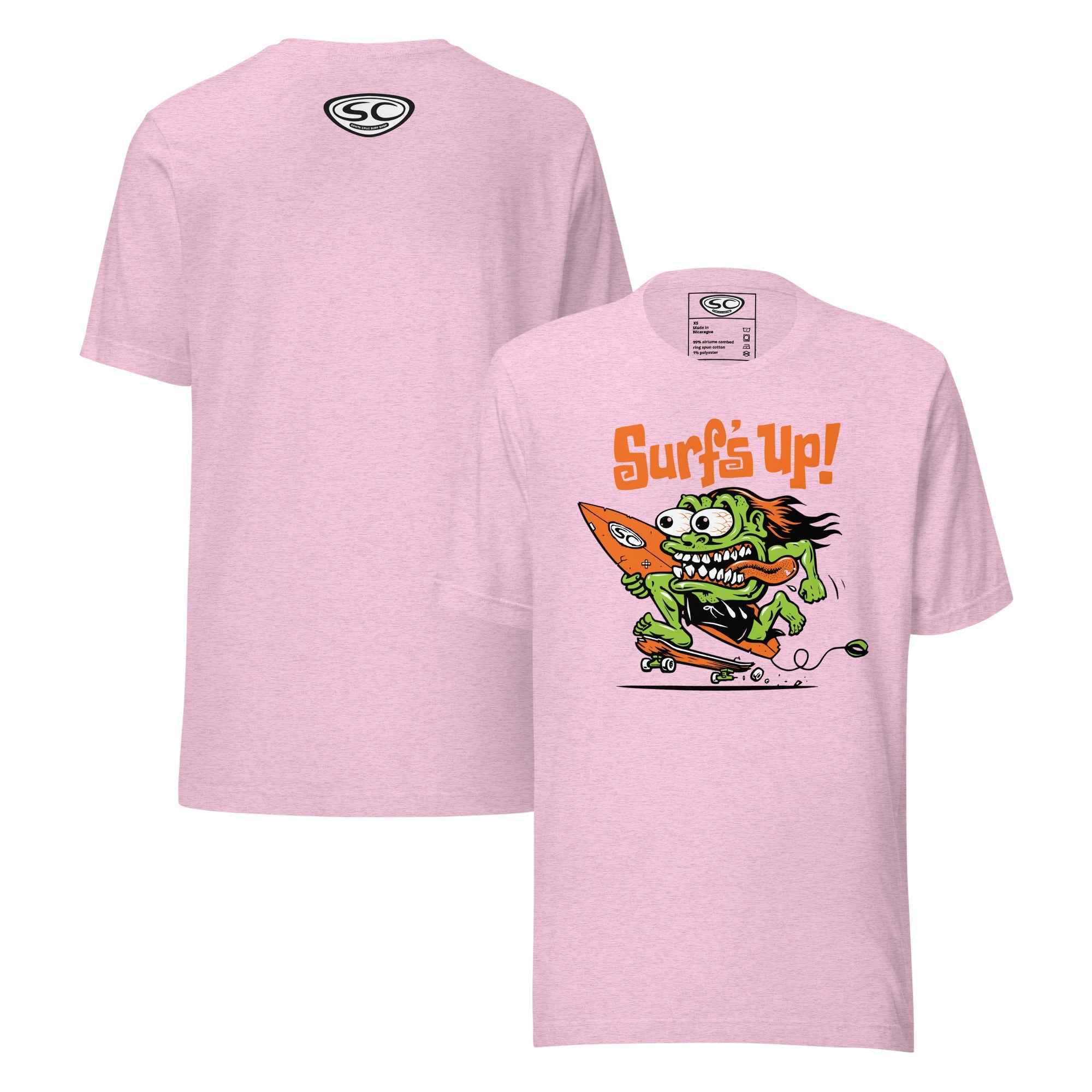 Santa Cruz Surf Shop Surf's Up Monster T-shirt - Ultimate Santa Cruz Surf T-shirt for Style and Comfort