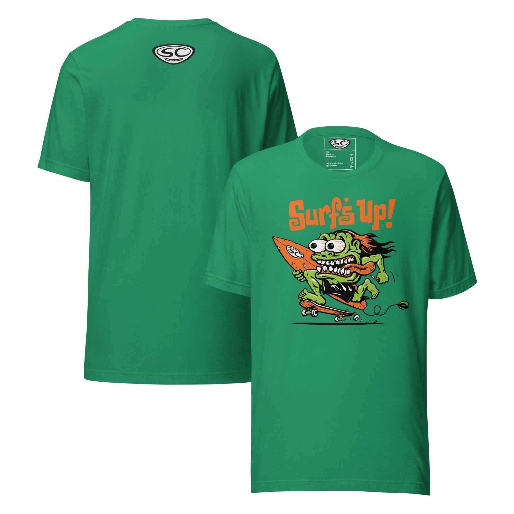 Santa Cruz Surf Shop Surf's Up Monster T-shirt - Ultimate Santa Cruz Surf T-shirt for Style and Comfort