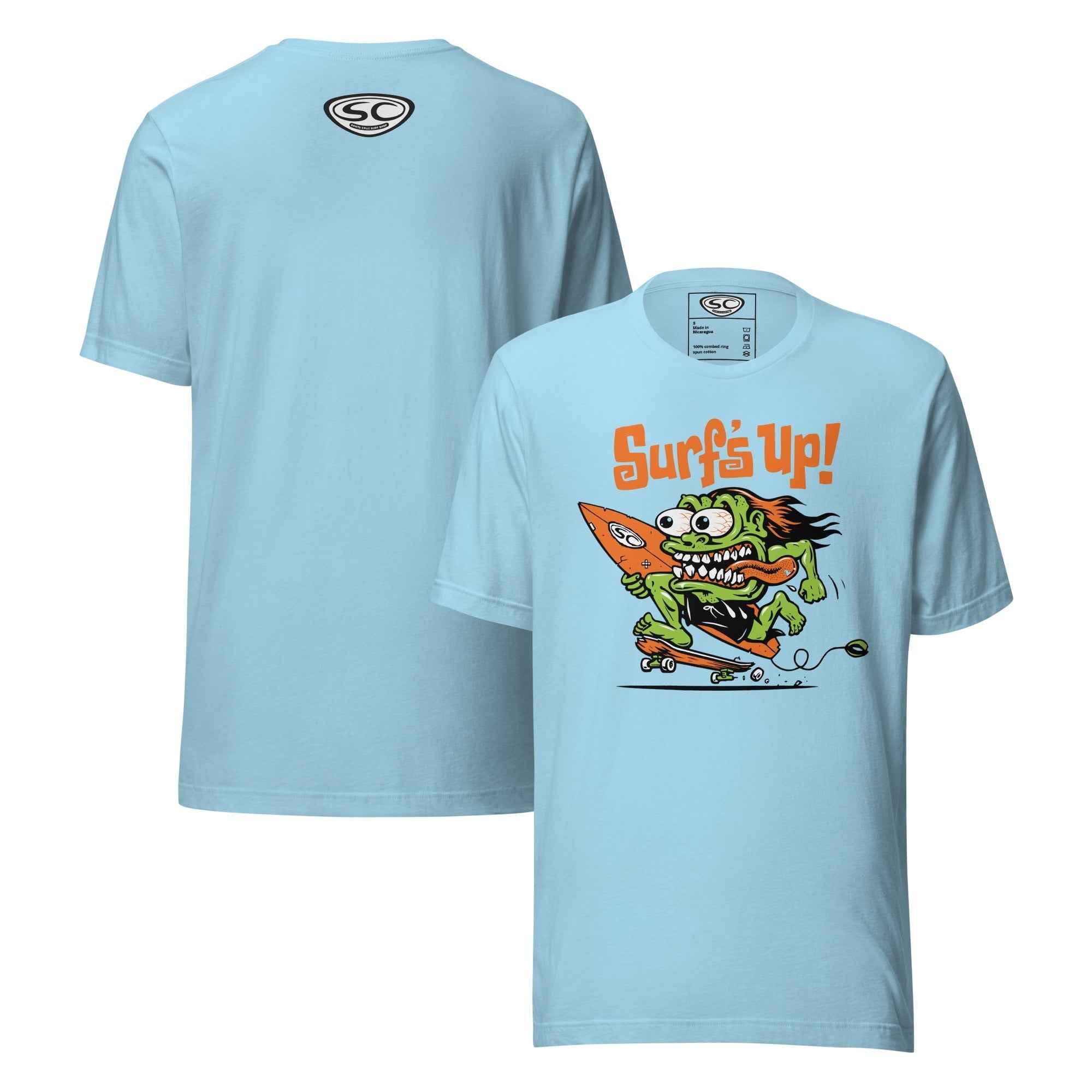 Santa Cruz Surf Shop Surf's Up Monster T-shirt - Ultimate Santa Cruz Surf T-shirt for Style and Comfort