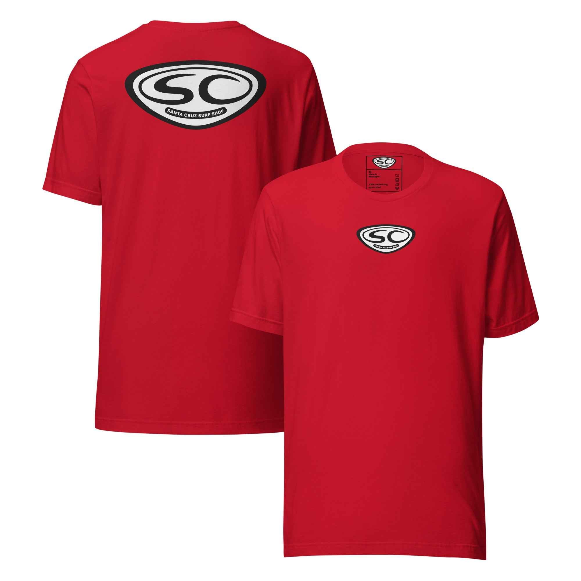 Santa Cruz Surf OG T-Shirt - Premium Deluxe Tee for Surfing Enthusiasts
