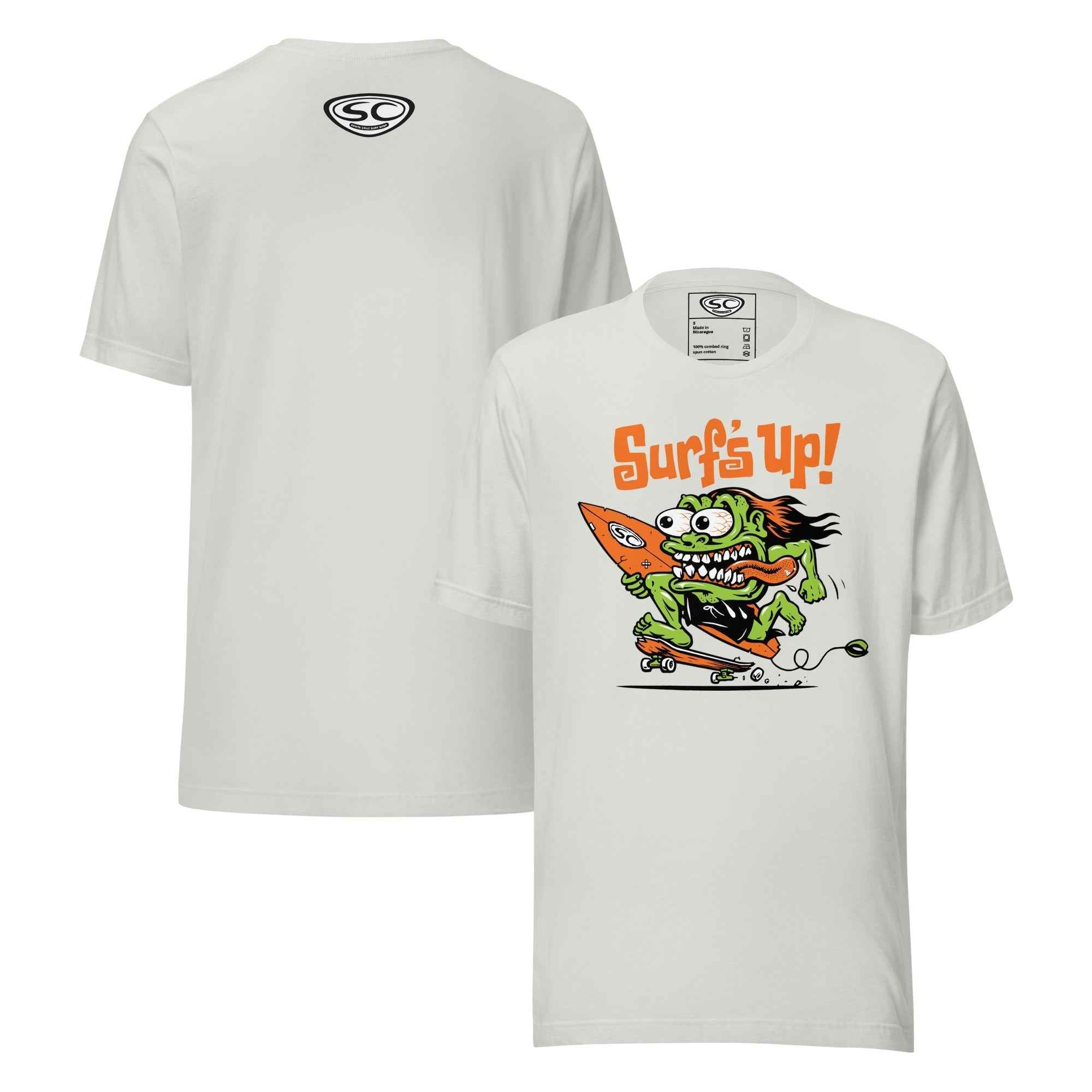 Santa Cruz Surf Shop Surf's Up Monster T-shirt - Ultimate Santa Cruz Surf T-shirt for Style and Comfort