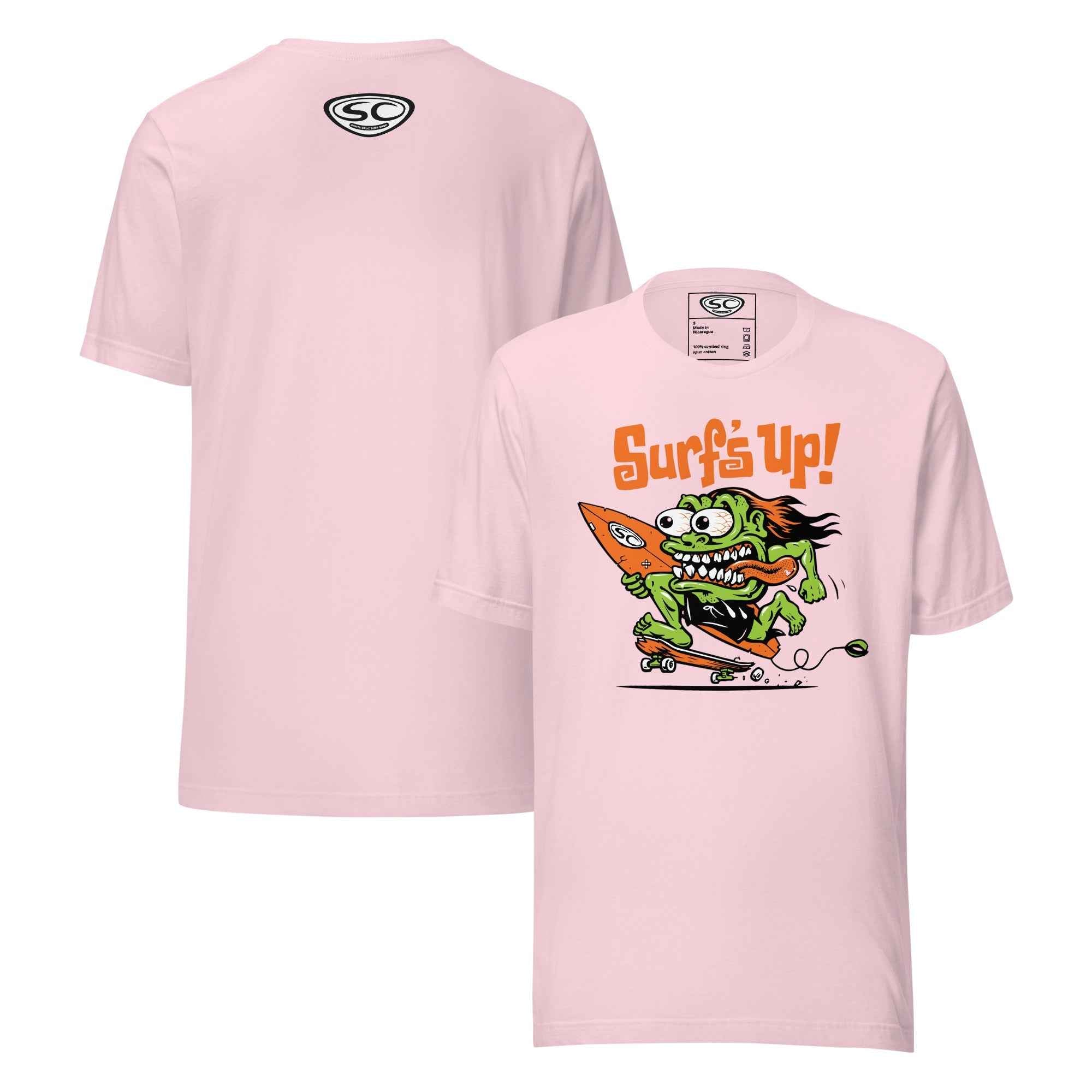 Santa Cruz Surf Shop Surf's Up Monster T-shirt - Ultimate Santa Cruz Surf T-shirt for Style and Comfort
