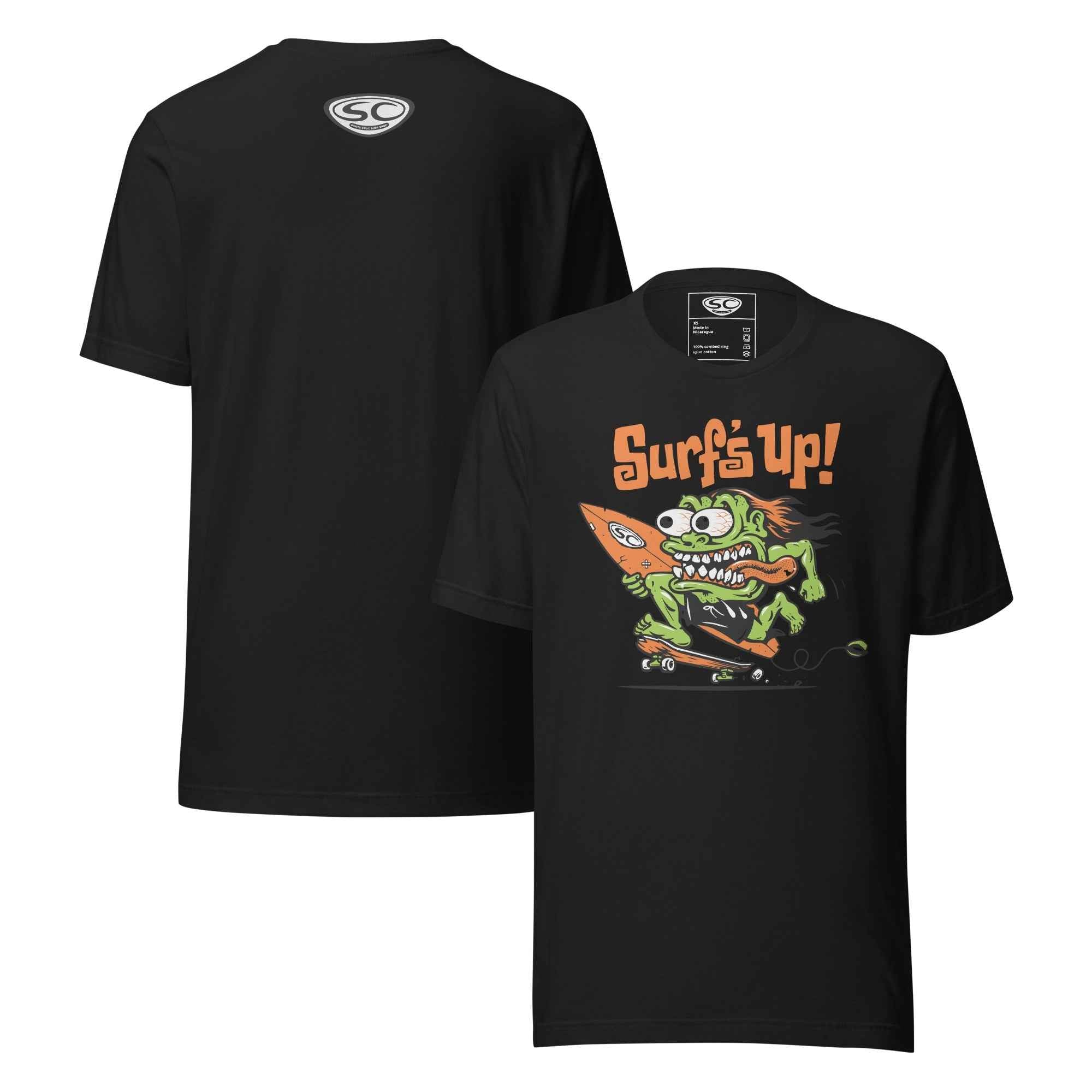 Santa Cruz Surf Shop Surf's Up Monster T-shirt - Ultimate Santa Cruz Surf T-shirt for Style and Comfort