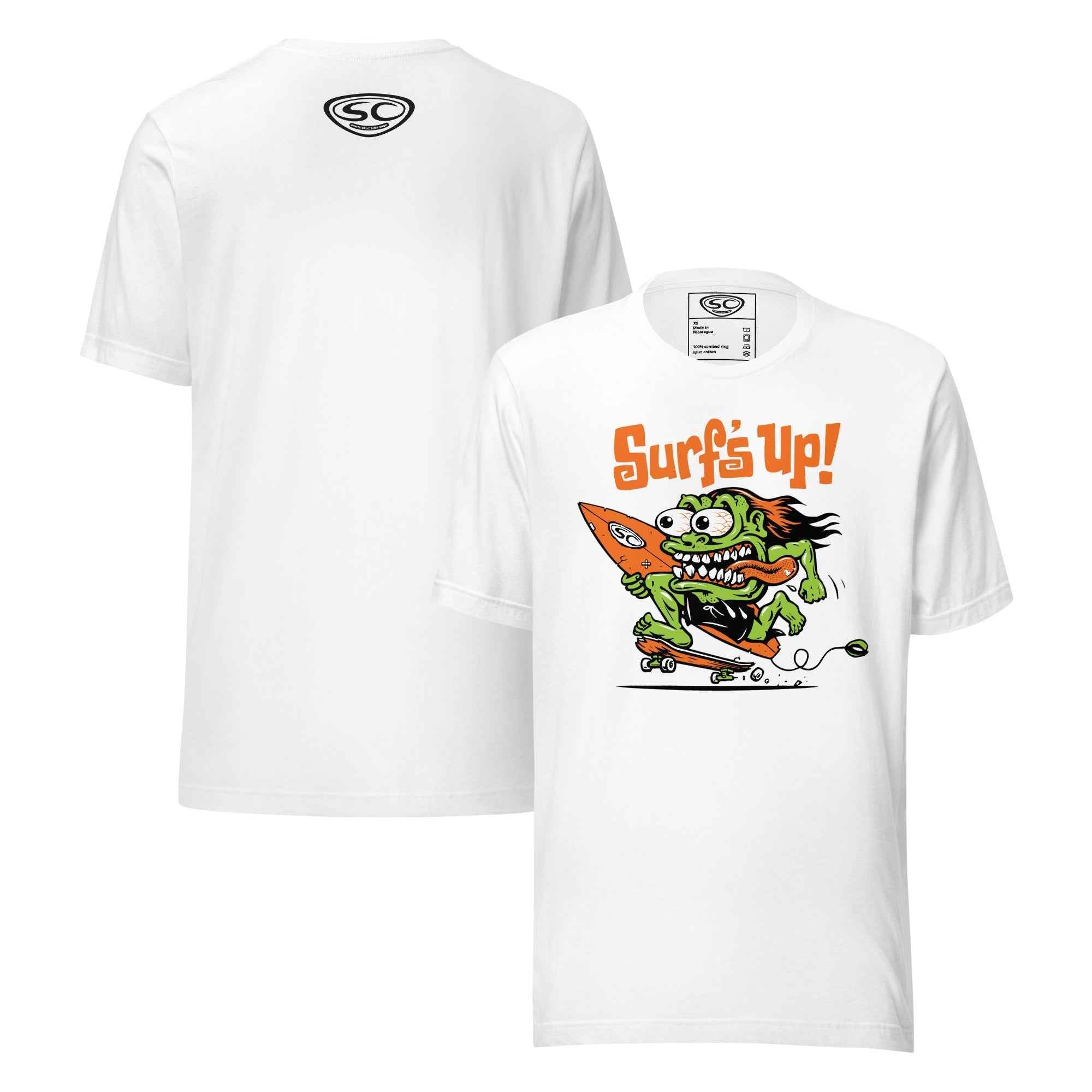 Santa Cruz Surf Shop Surf's Up Monster T-shirt - Ultimate Santa Cruz Surf T-shirt for Style and Comfort