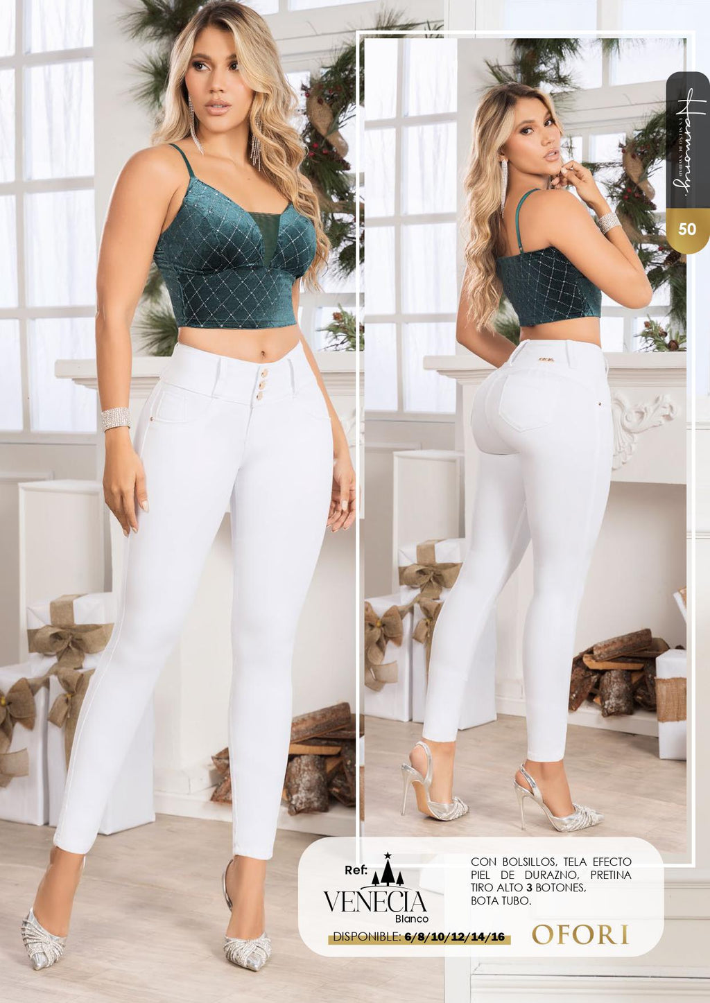 Venecia Blanco 100% Authentic Colombian Push Up Jeans - RFE Marketing Ventures