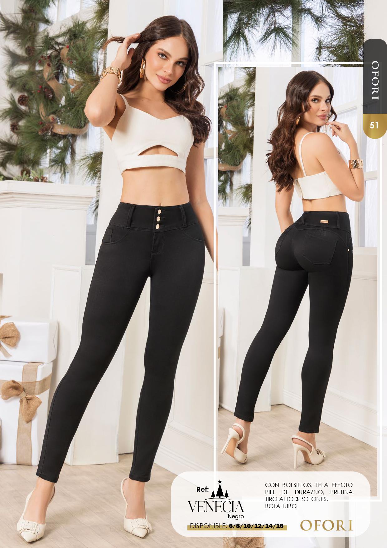 Venecia Negro 100% Authentic Colombian Push Up Jeans - RFE Marketing Ventures