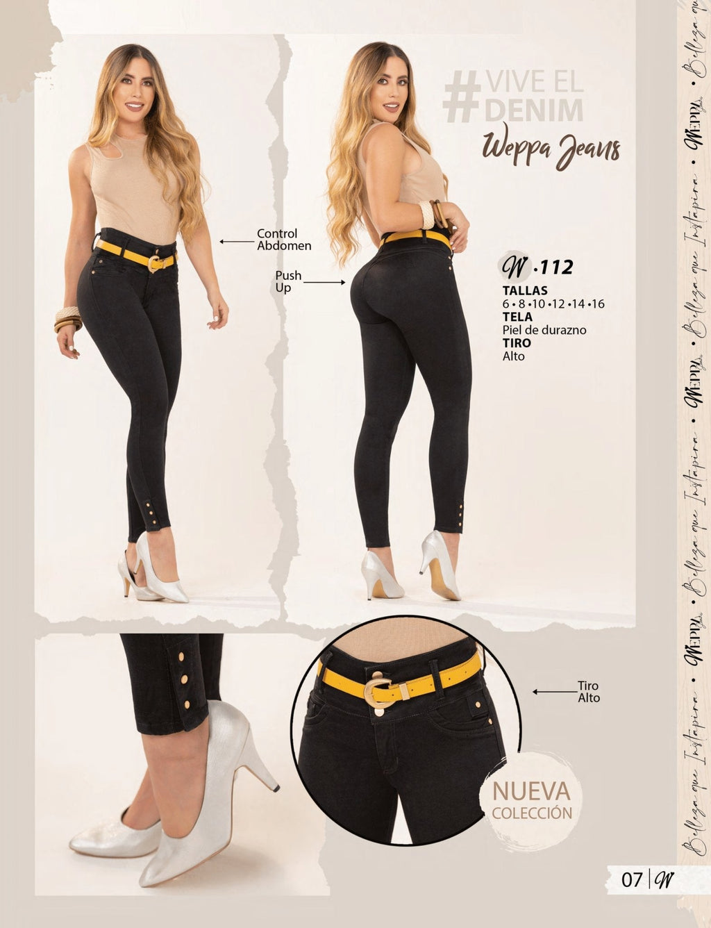 W-112 100%  Authentic Colombian Push Up Jeans - RFE Marketing Ventures