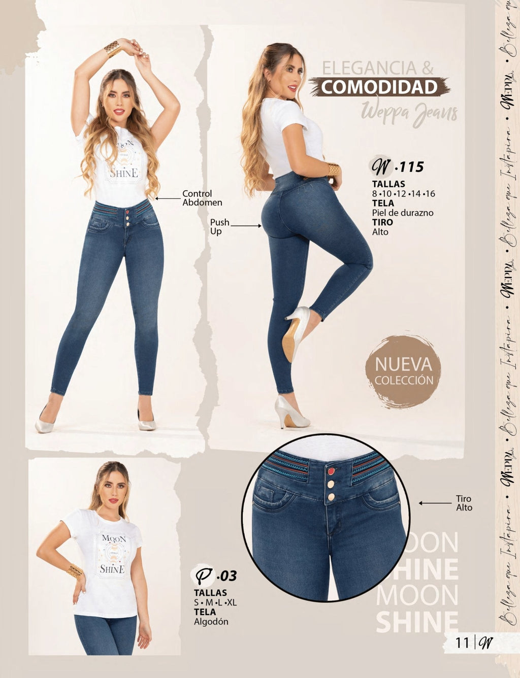 W-115 100%  Authentic Colombian Push Up Jeans - RFE Marketing Ventures