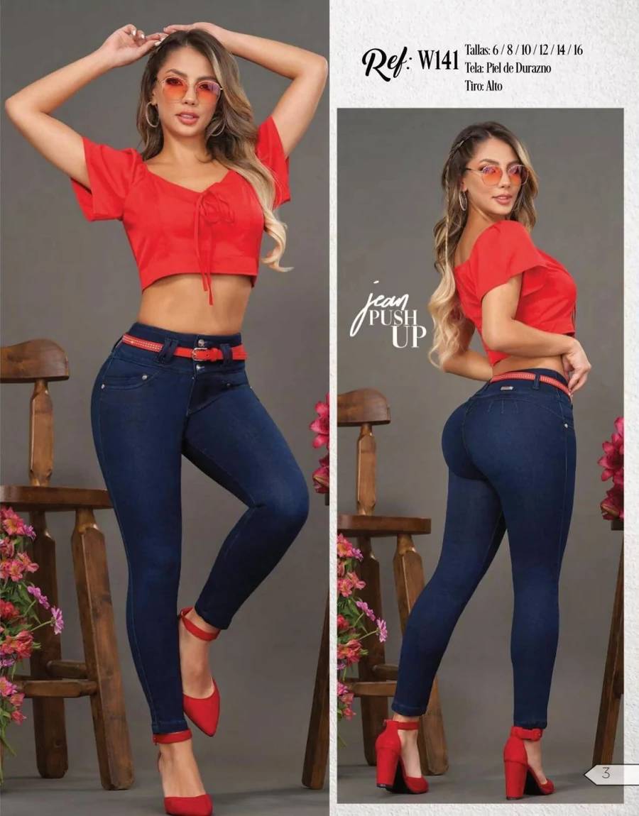 W-141 100%  Authentic Colombian Push Up Jeans - RFE Marketing Ventures