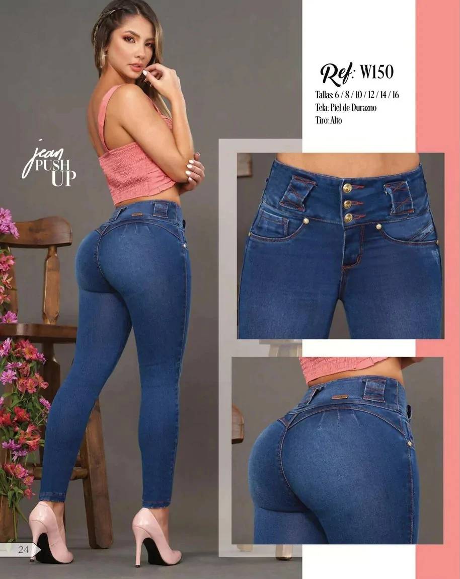 W-150 100%  Authentic Colombian Push Up Jeans - RFE Marketing Ventures