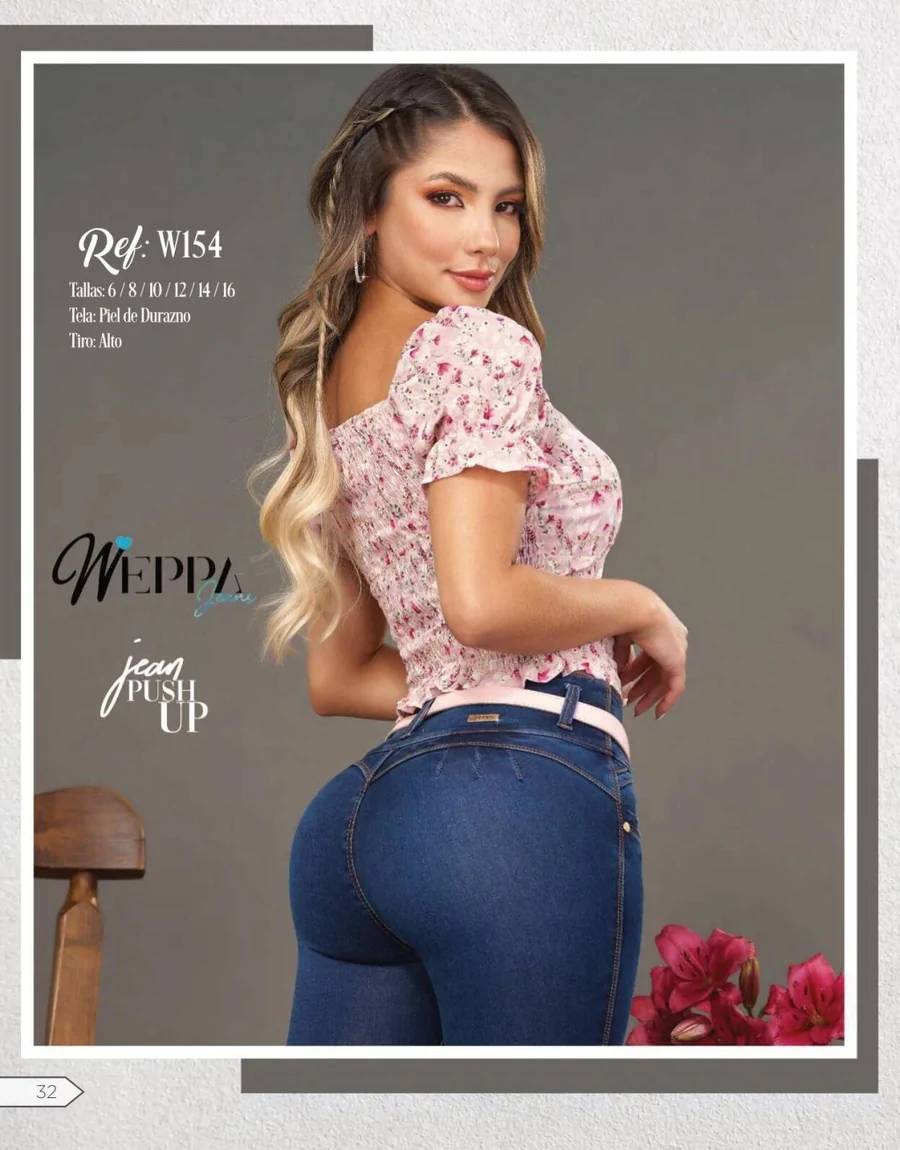 W-154 100%  Authentic Colombian Push Up Jeans - RFE Marketing Ventures