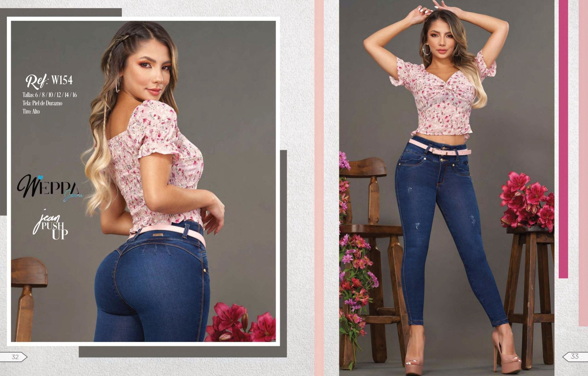 W-154 100%  Authentic Colombian Push Up Jeans - RFE Marketing Ventures