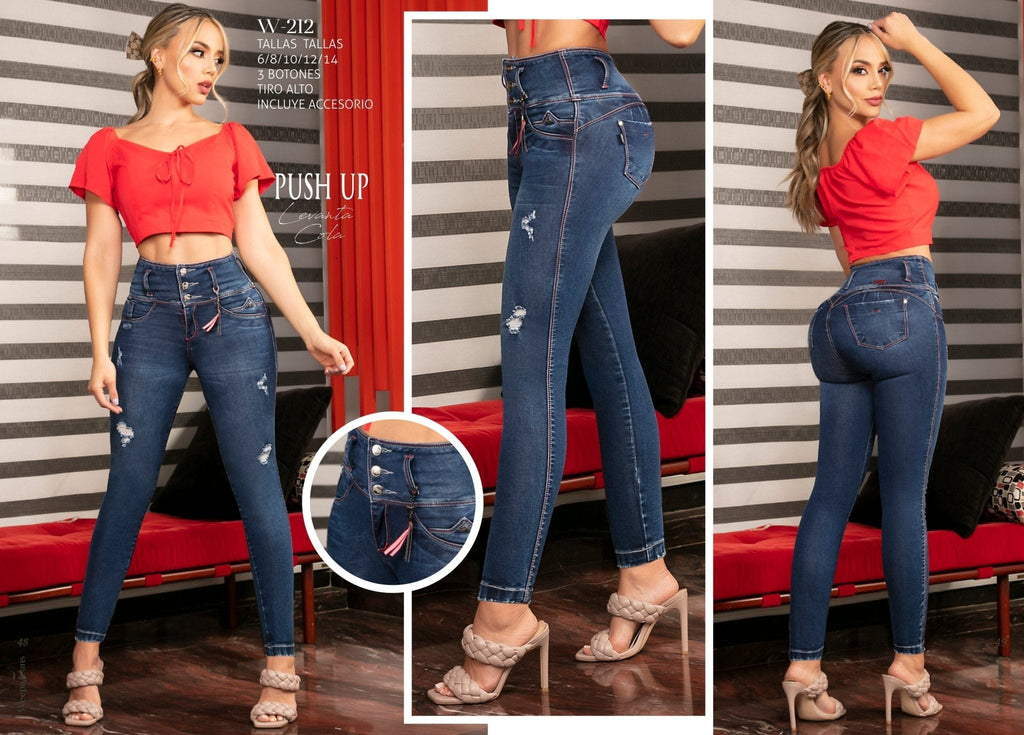 W-212 100%  Authentic Colombian Push Up Jeans - RFE Marketing Ventures