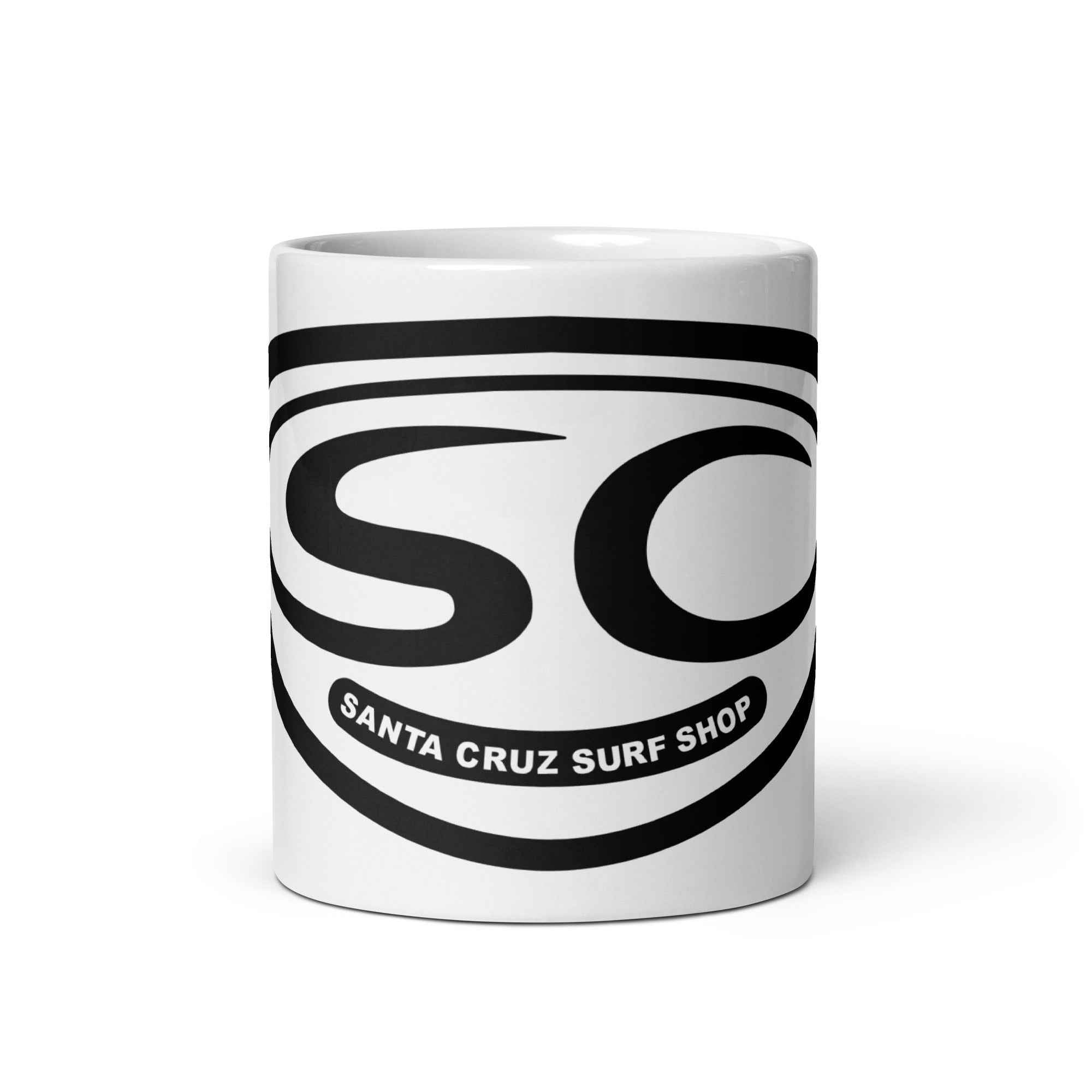 Santa Cruz Surf Shop SC Wake Up Coffee Mug for Coffee Lovers