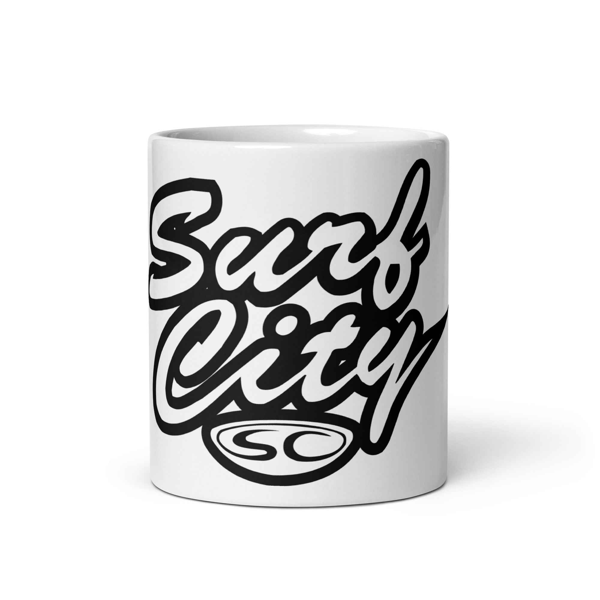 Santa Cruz SC Loud and Proud Coffee Mug for Surf Enthusiasts