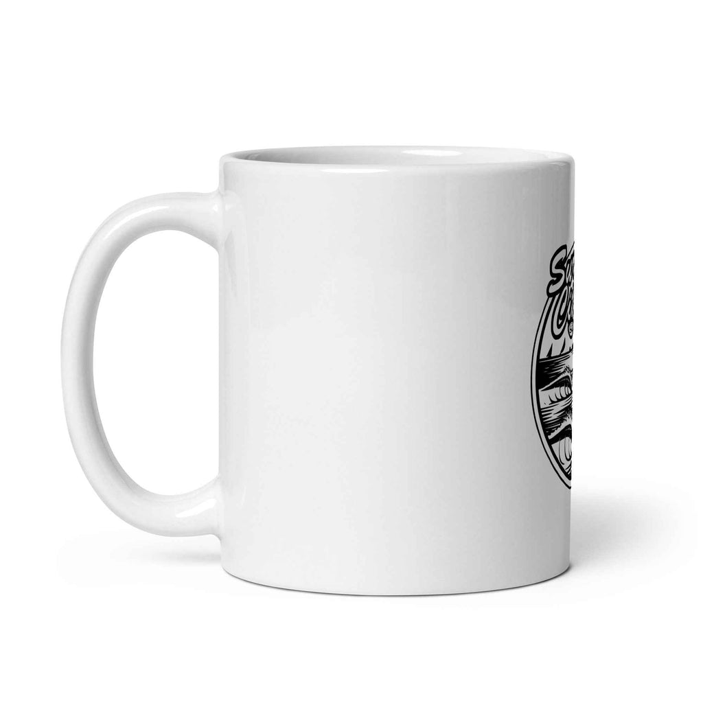 Santa Cruz Surf City Coffee Mug Featuring Jimbo Phillips Art