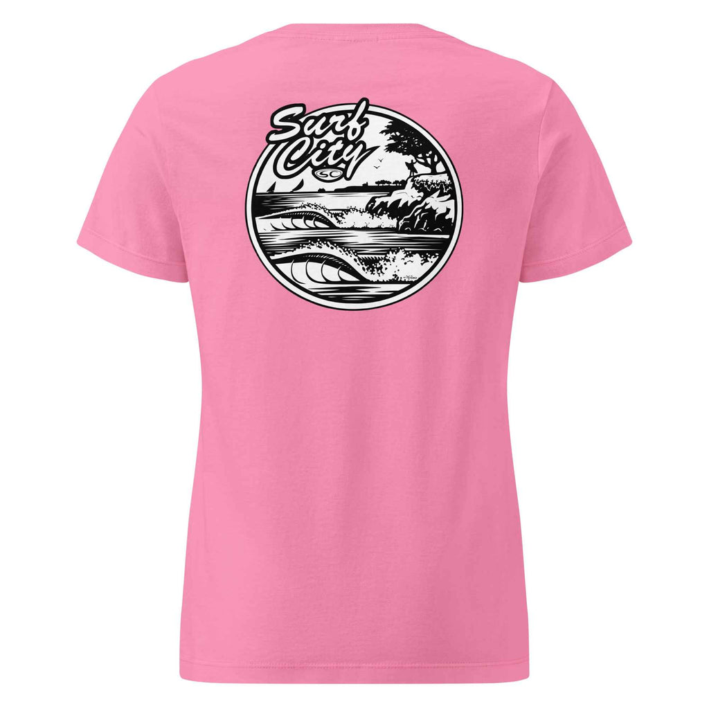 SC Surf City Womens T-Shirt - Softstyle Basic Tee for Ultimate Comfort and Style