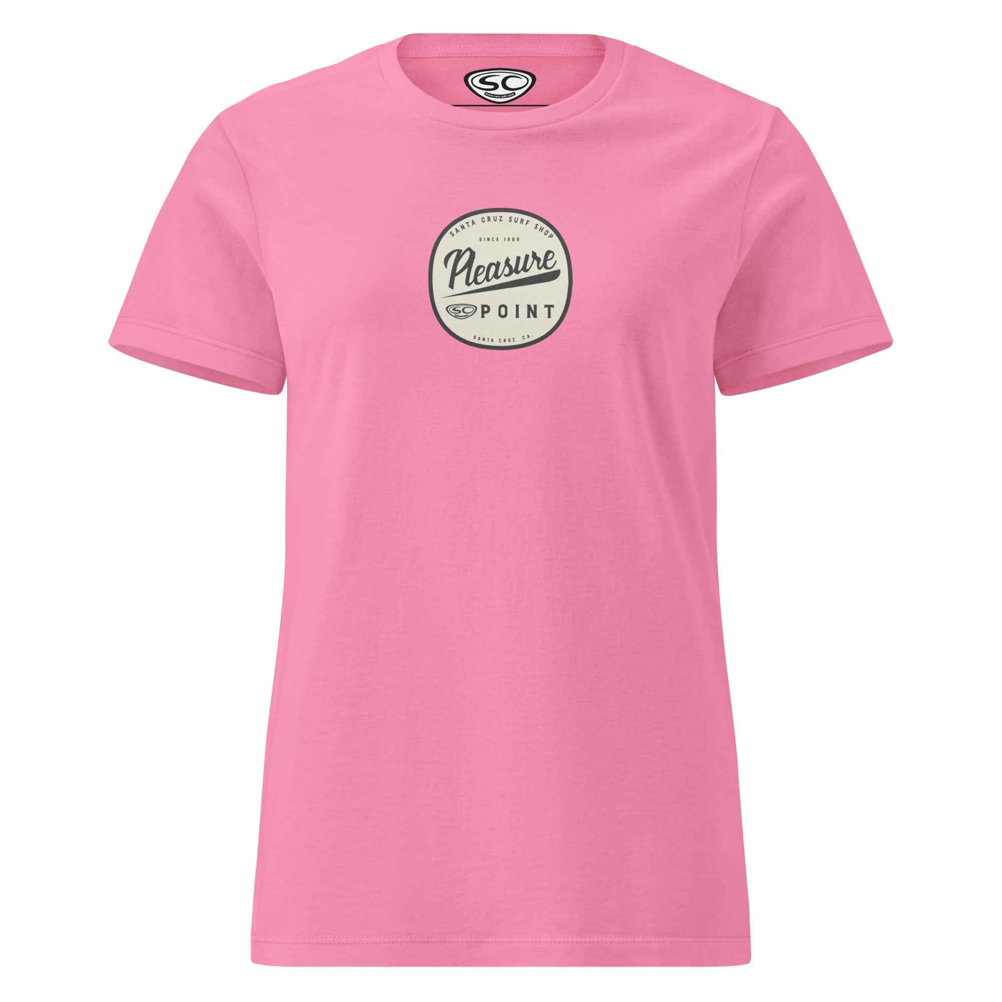 Pleasure Point Santa Cruz Women's T-Shirt - Softstyle Basic Tee