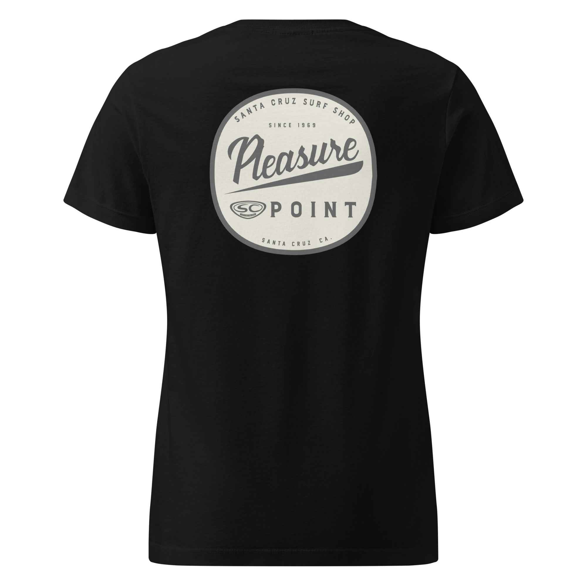 Pleasure Point Santa Cruz Women's T-Shirt - Softstyle Basic Tee