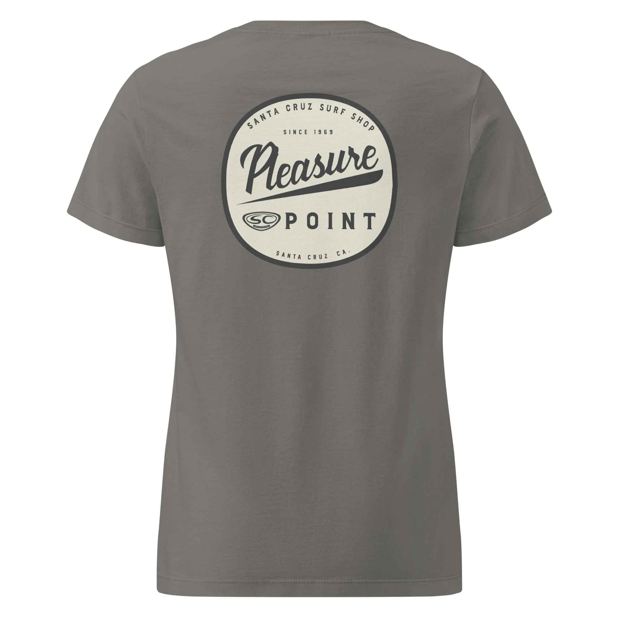 Pleasure Point Santa Cruz Women's T-Shirt - Softstyle Basic Tee