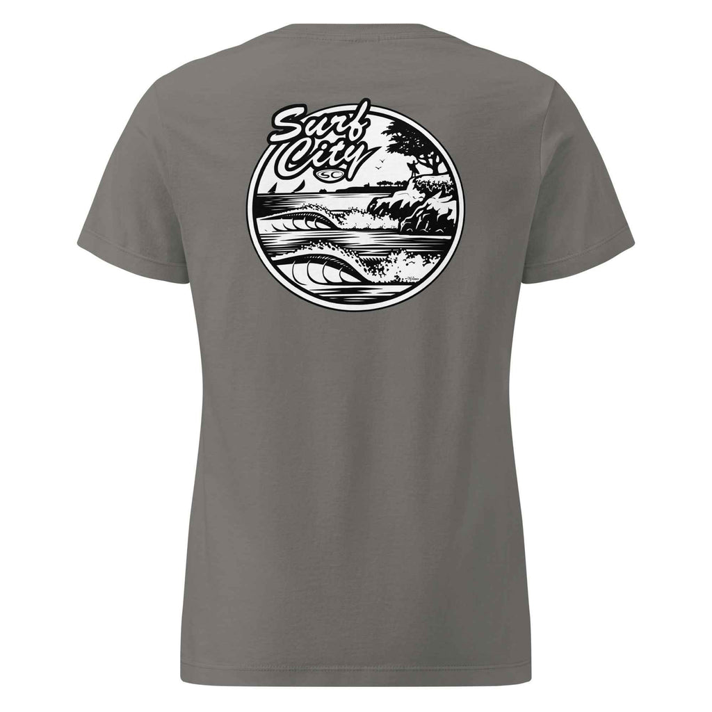 SC Surf City Womens T-Shirt - Softstyle Basic Tee for Ultimate Comfort and Style