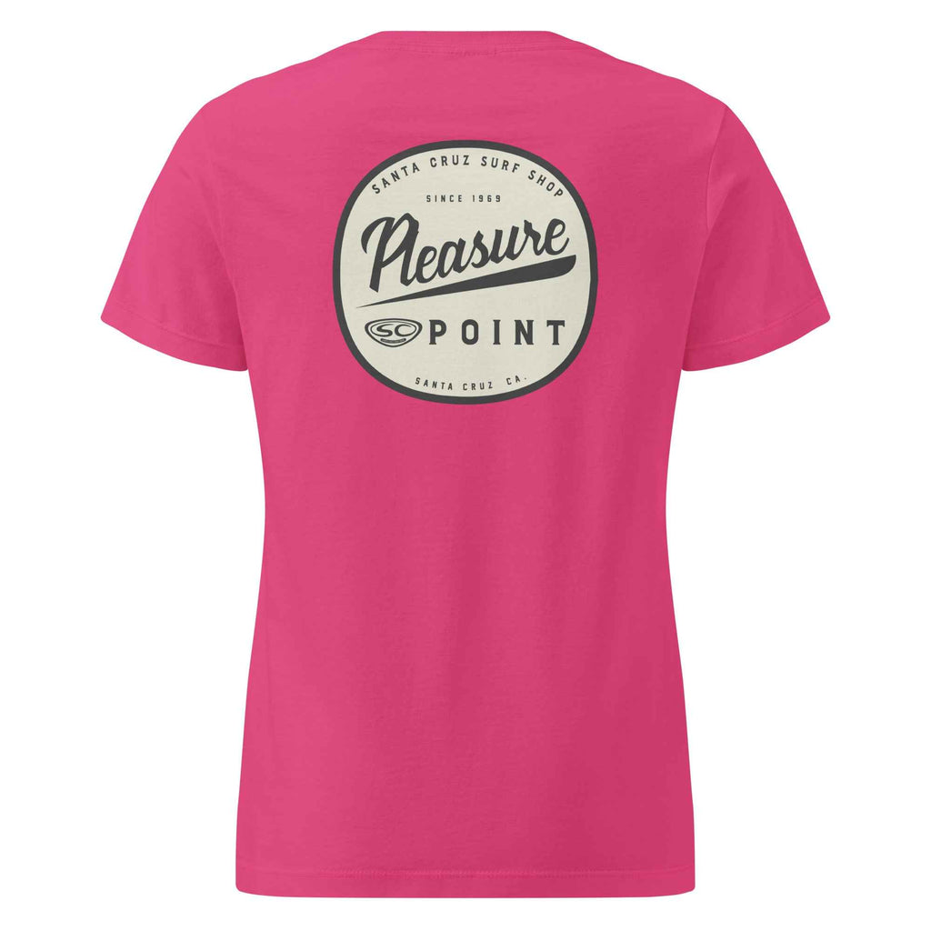 Pleasure Point Santa Cruz Women's T-Shirt - Softstyle Basic Tee