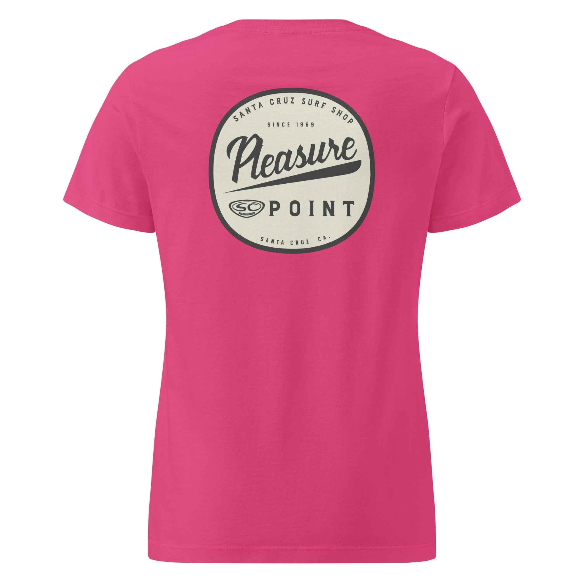Pleasure Point Santa Cruz Women's T-Shirt - Softstyle Basic Tee